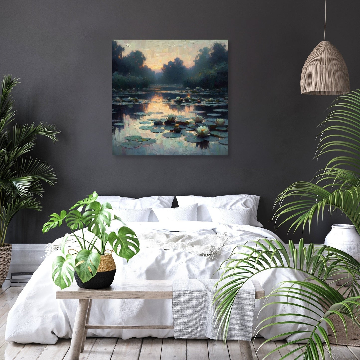 Evening Lilies Canvas