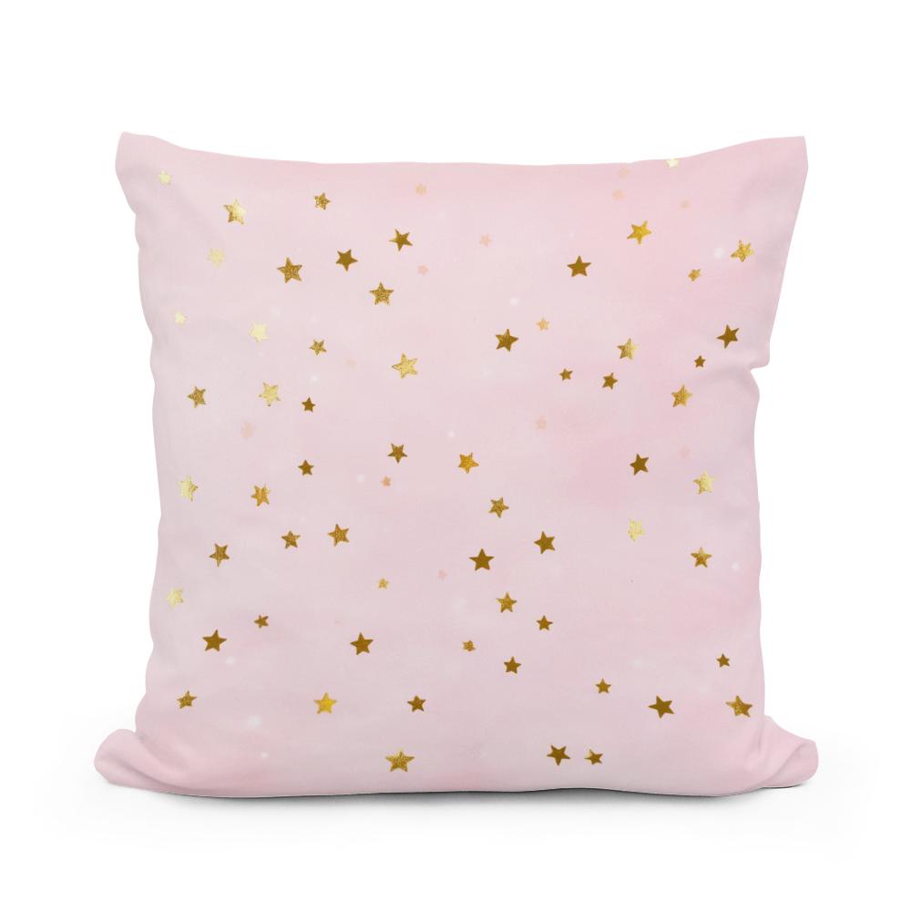 Pink Stardust Cotton Cushion
