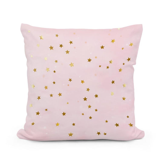 Pink Stardust Cotton Cushion