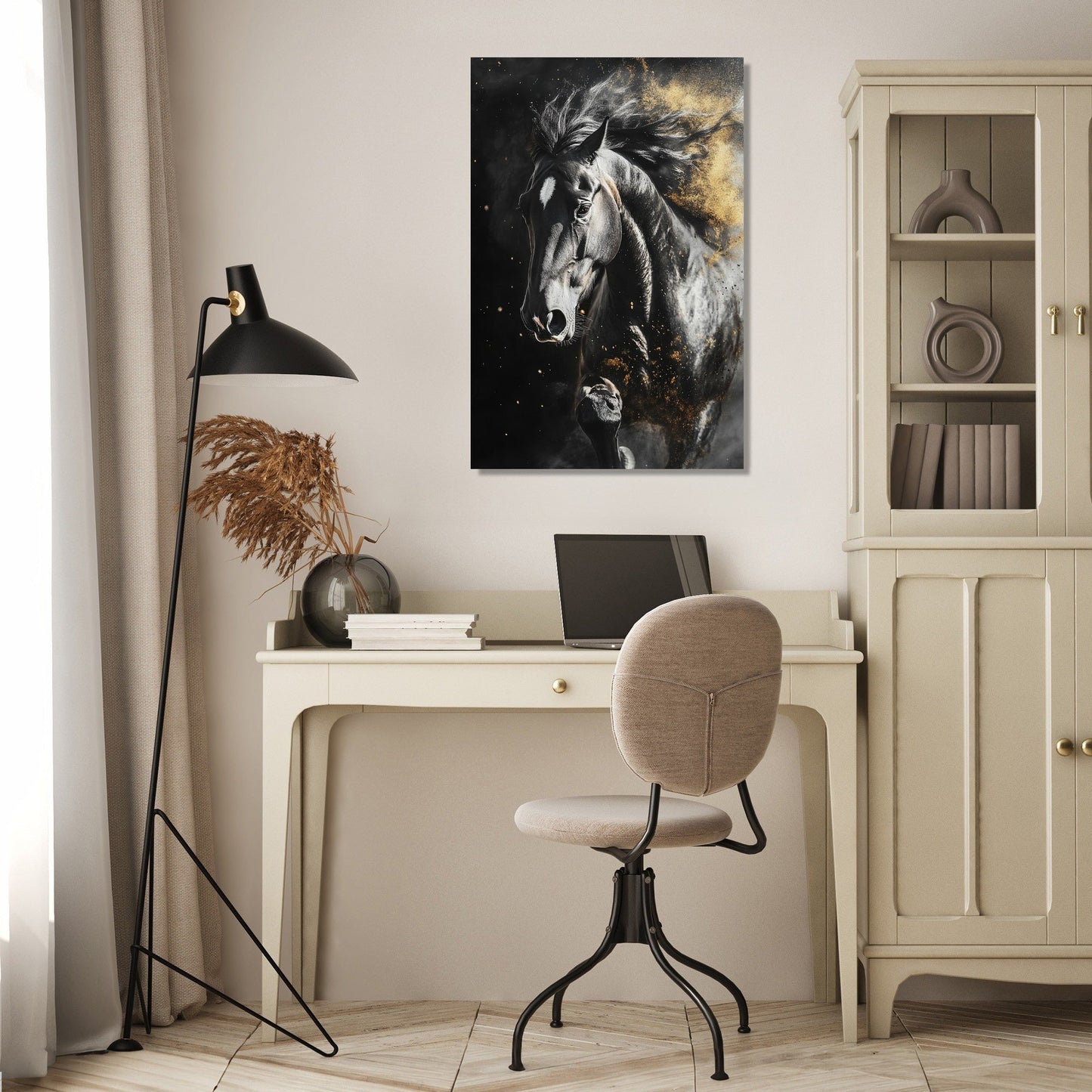 Golden Whirlwind Canvas