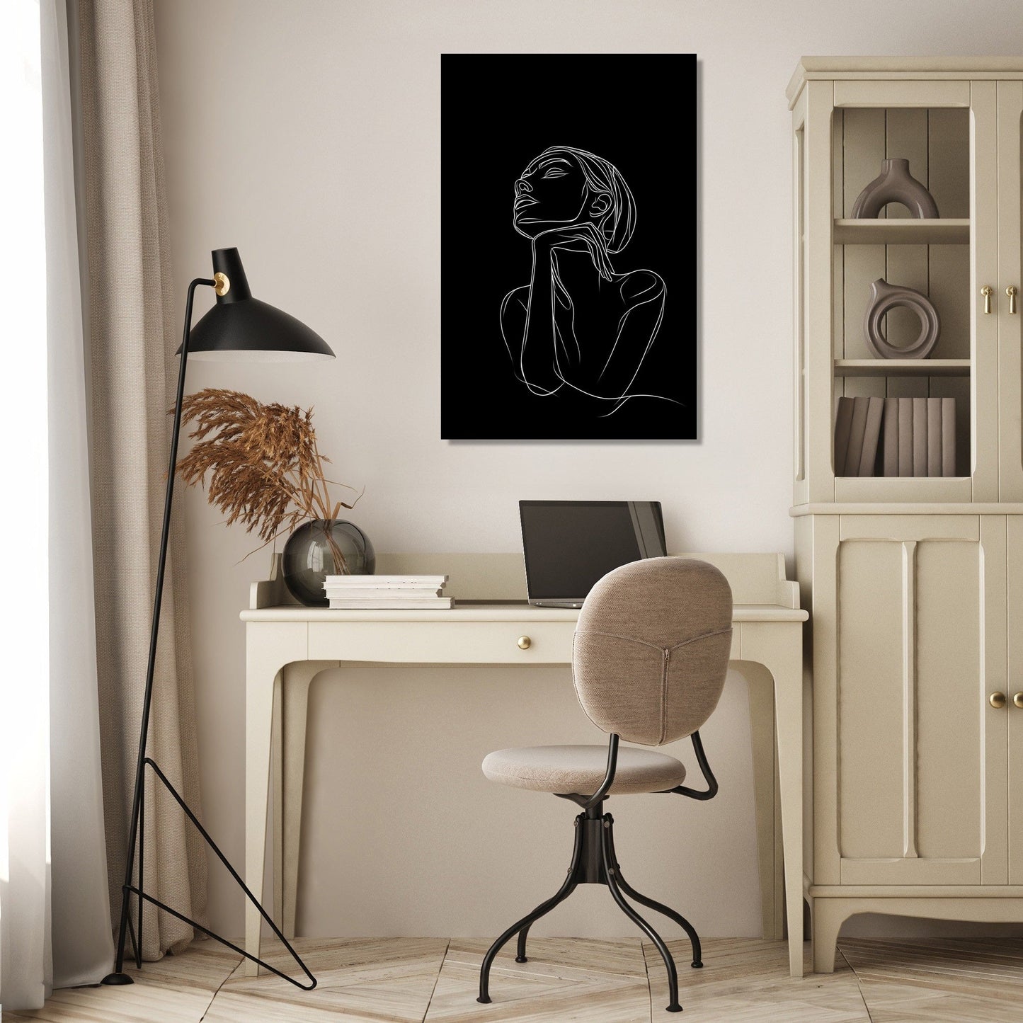 Silhouette Elegance Canvas