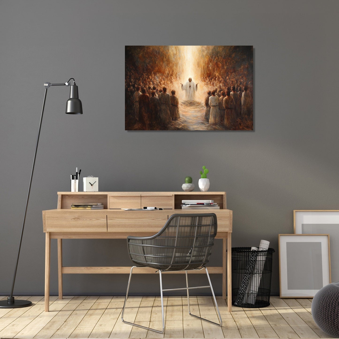 Saint David’s Sermon Canvas