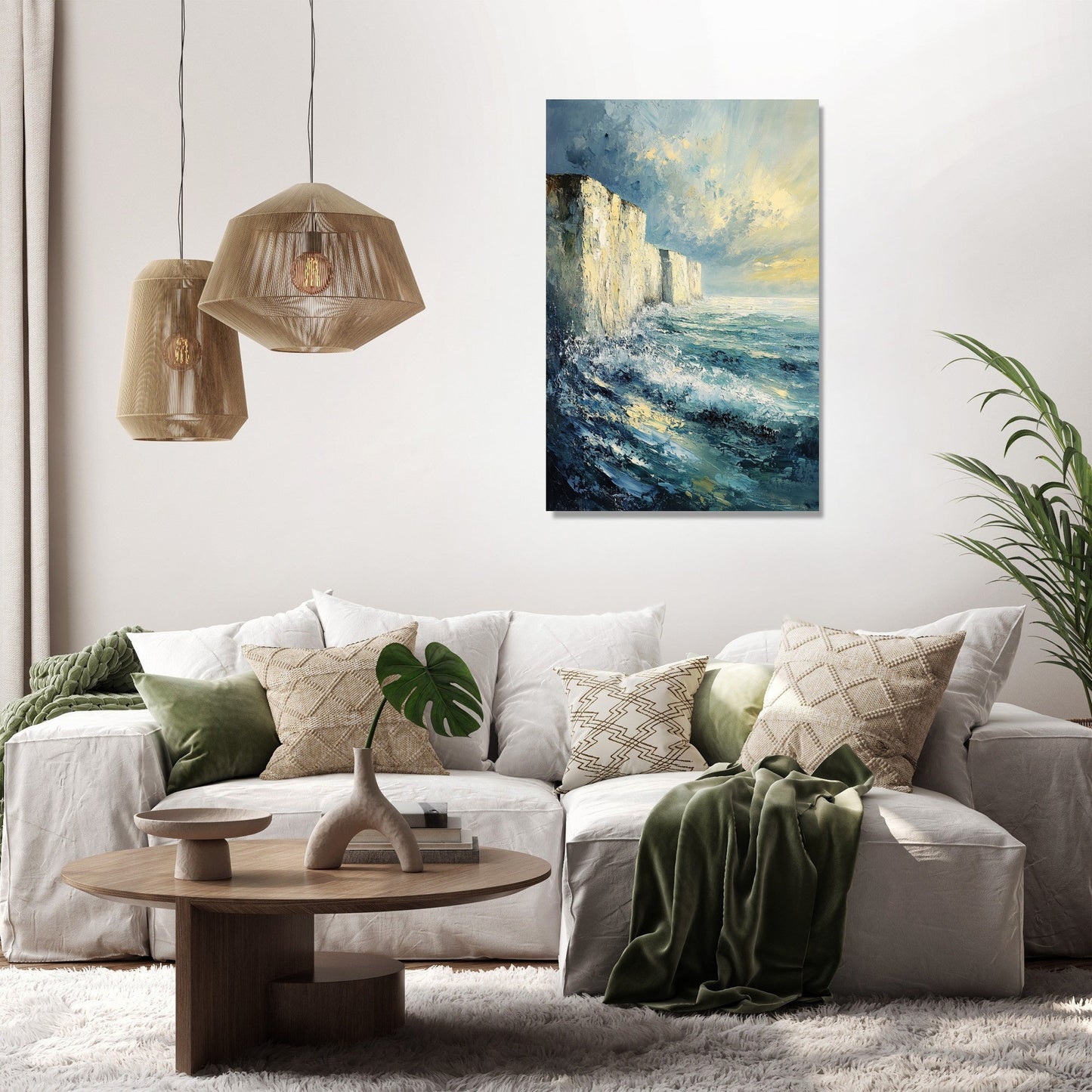 White Cliffs of Dover Canvas