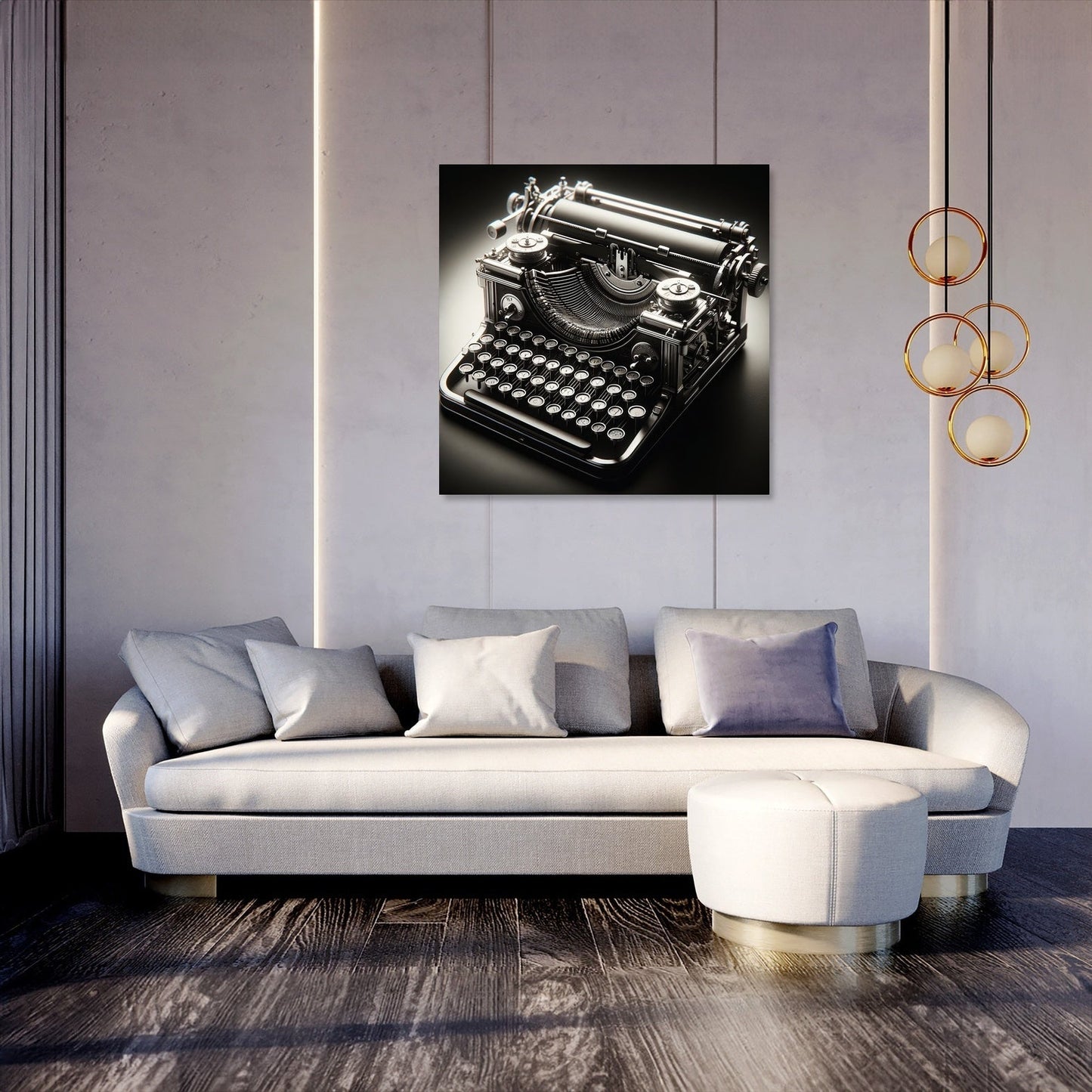Classic Typewriter Canvas