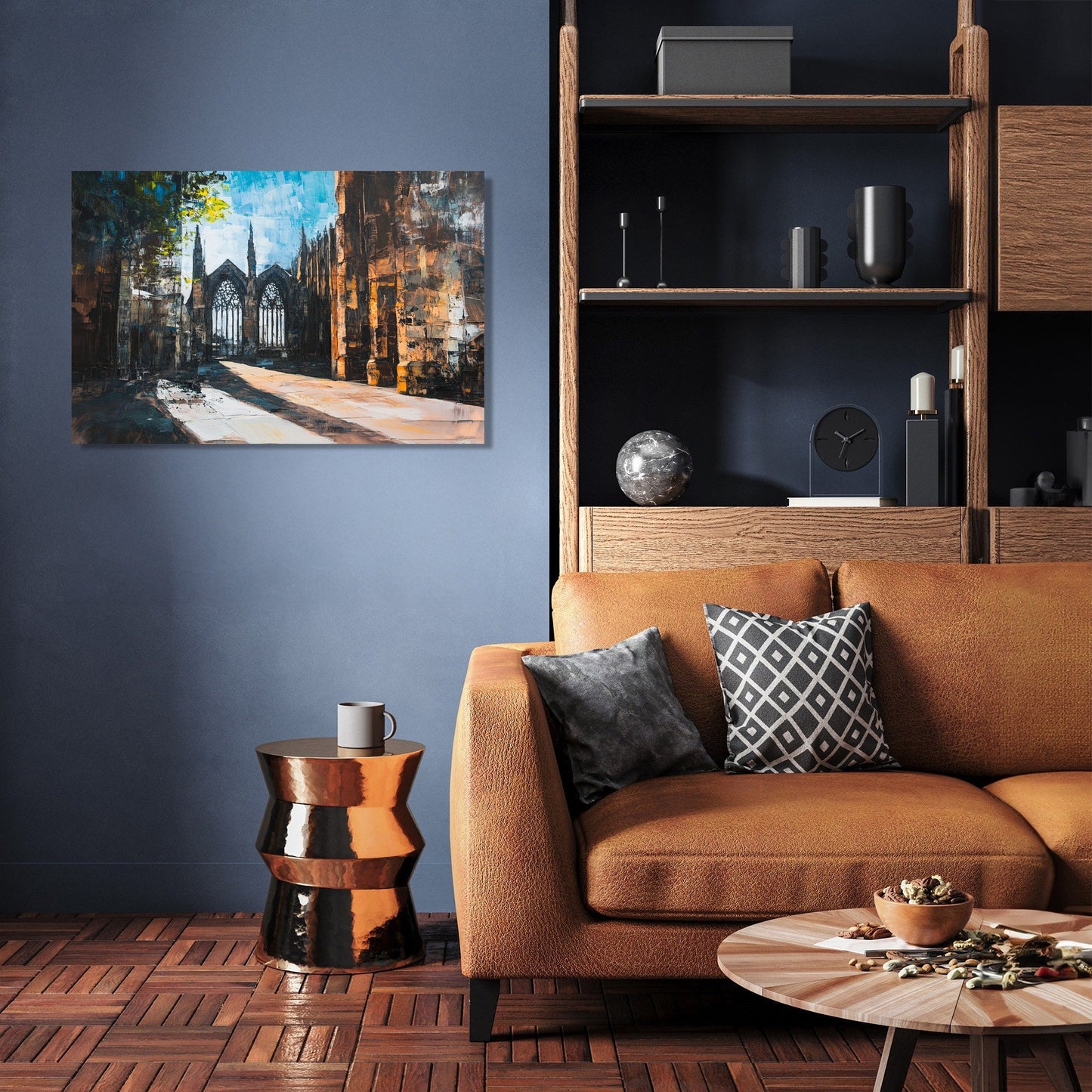 Coventry Cathedral Contrast Canvas