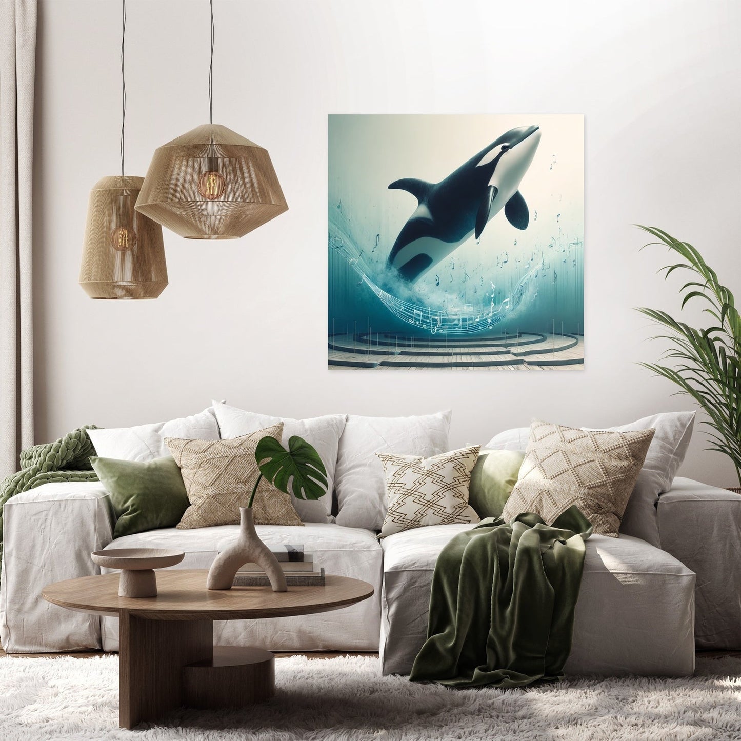 Orchestral Orca Canvas