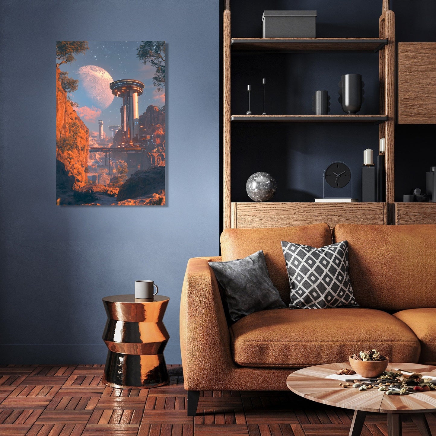 Futuristic Colony Canvas
