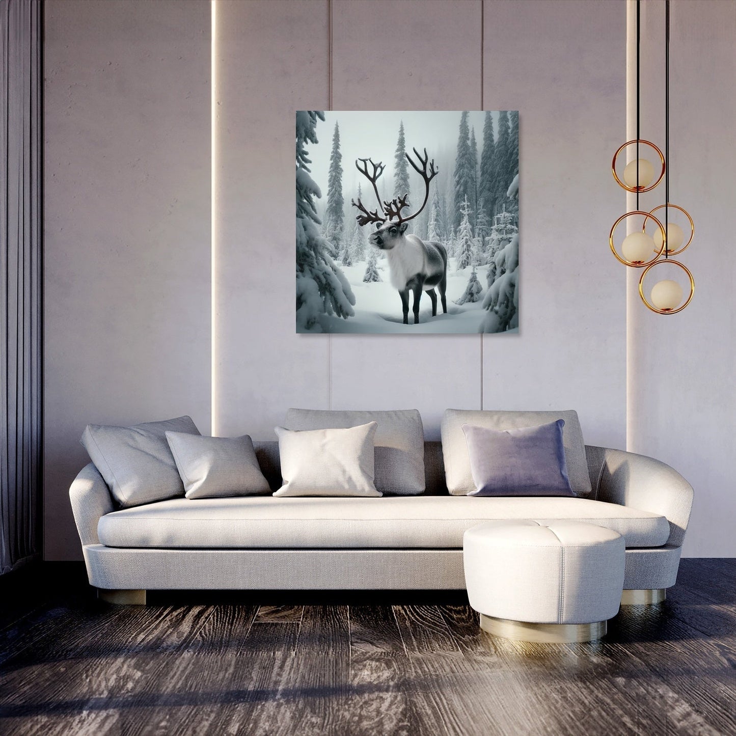 Reindeer Majesty Canvas