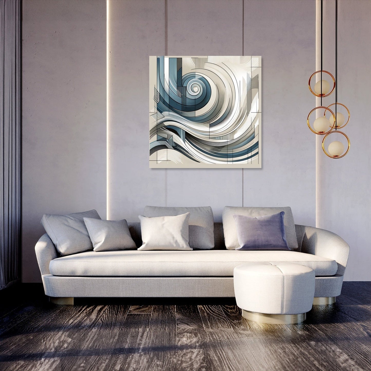Dynamic Swirls Canvas