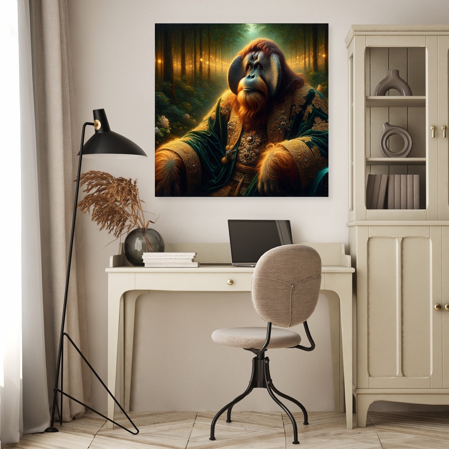 Regal Orangutan Reverie Canvas