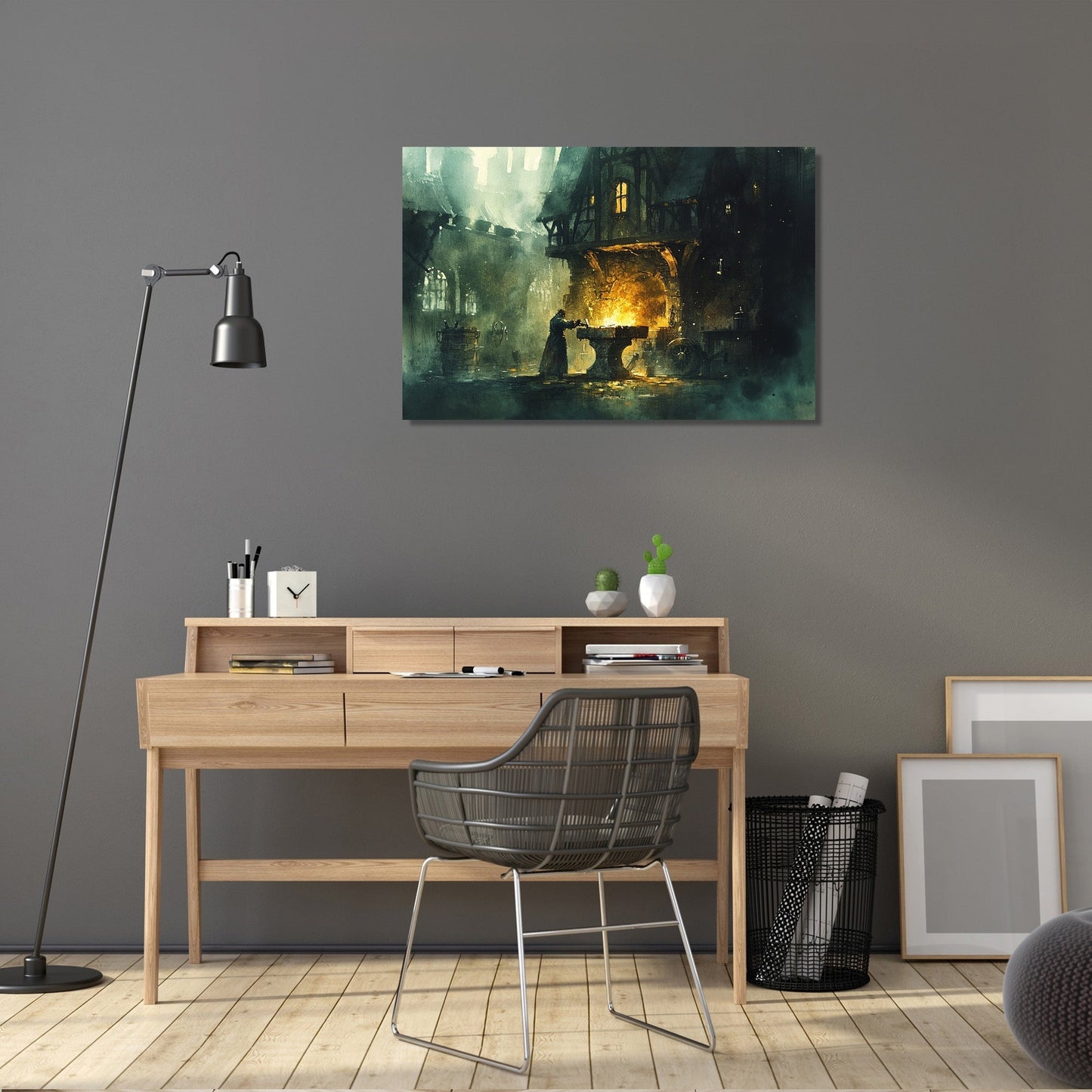 Legendary Swordsmith Forge Canvas