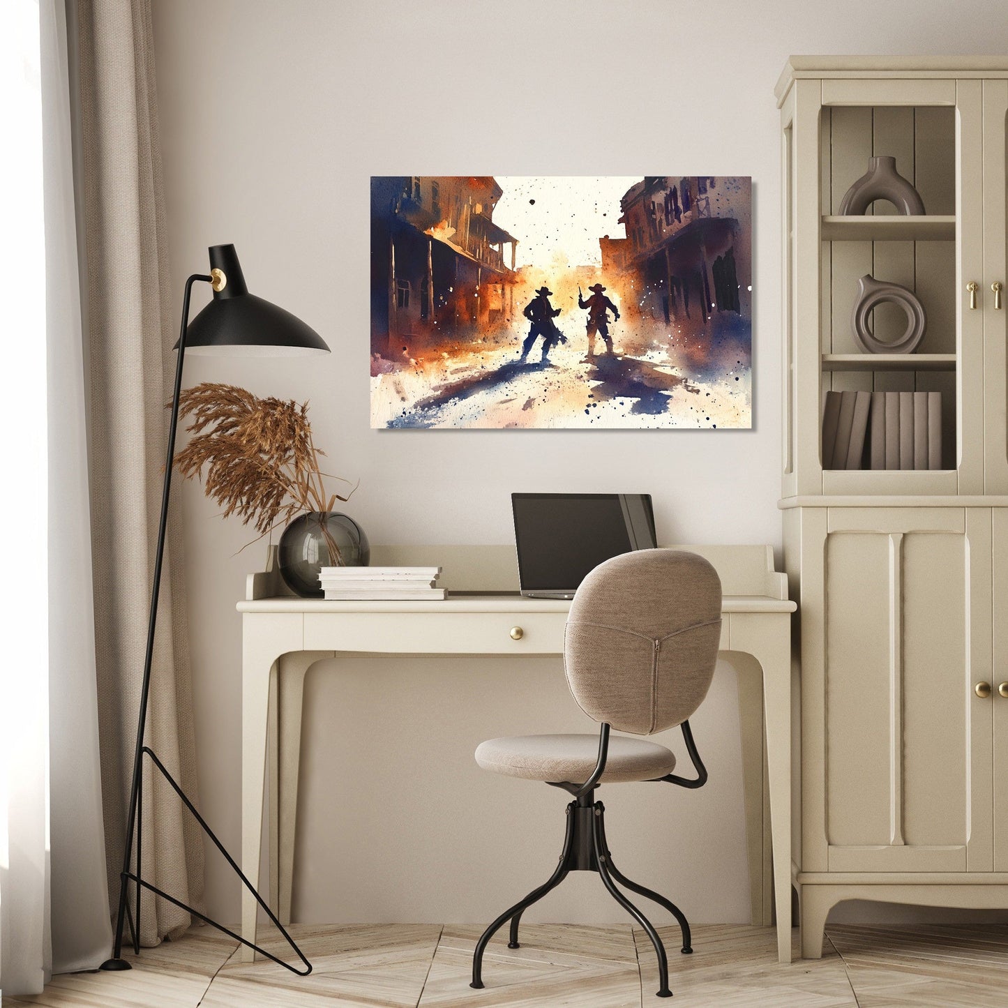 Outlaws at High Noon Canvas