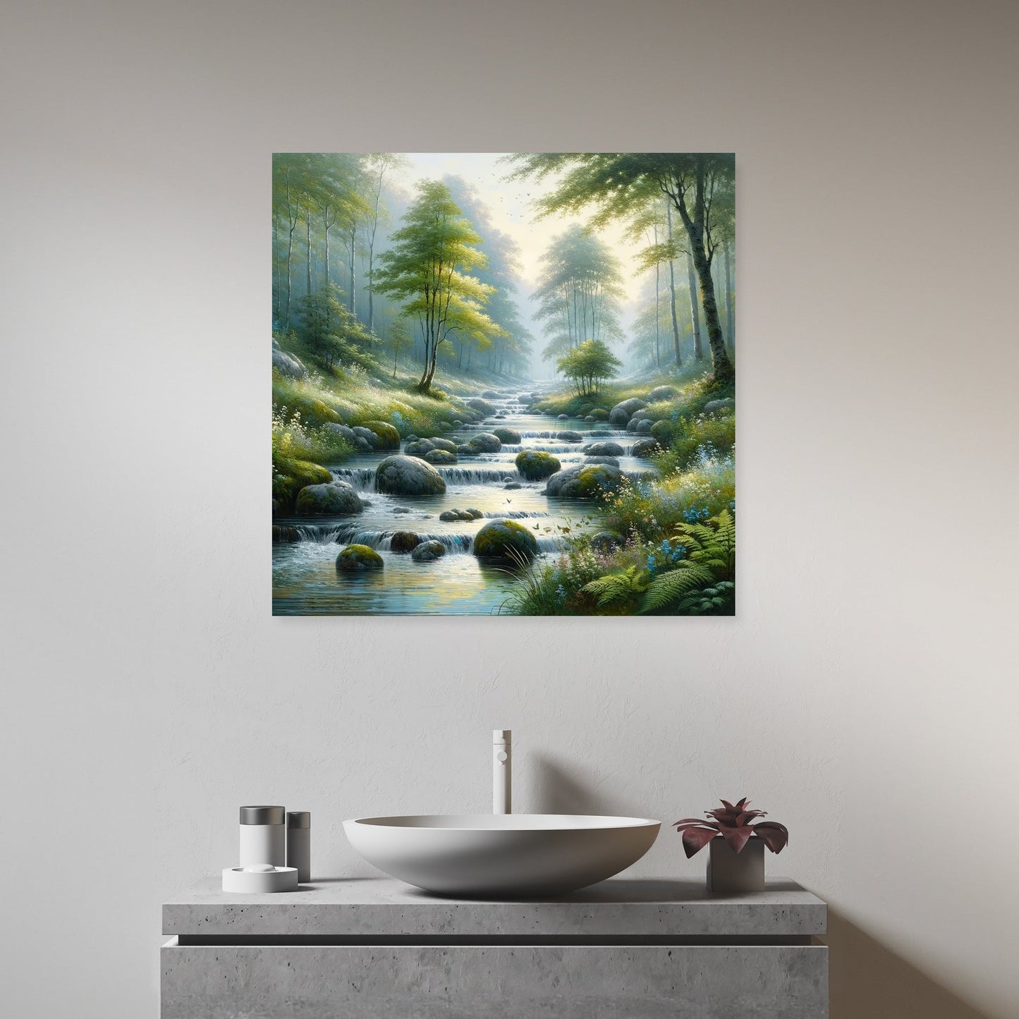 Tranquil Stream Canvas