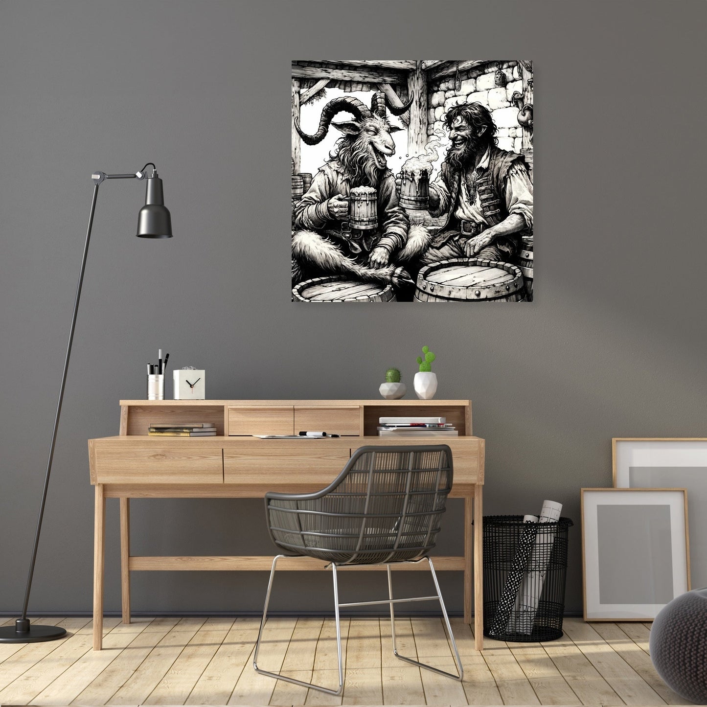 Woodland Tavern Comrades Canvas