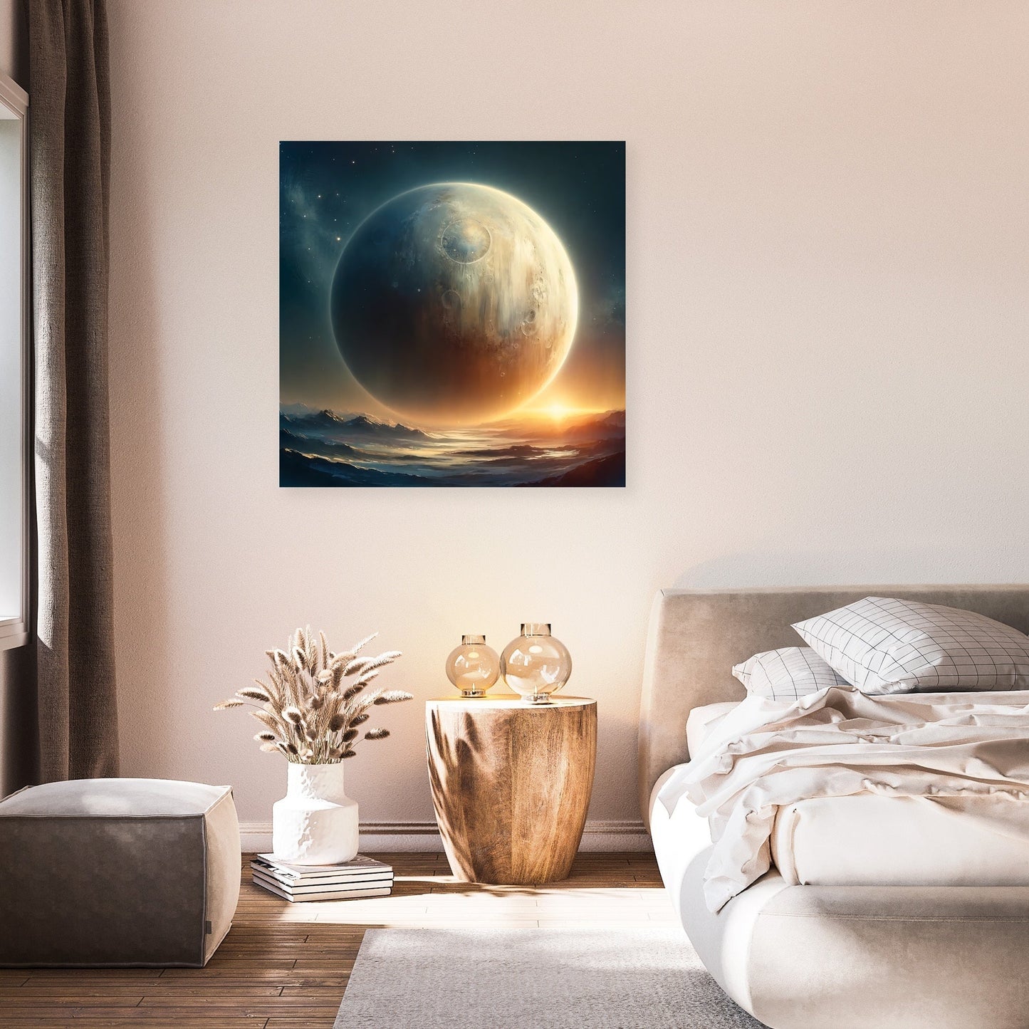 Planetary Dawn Canvas