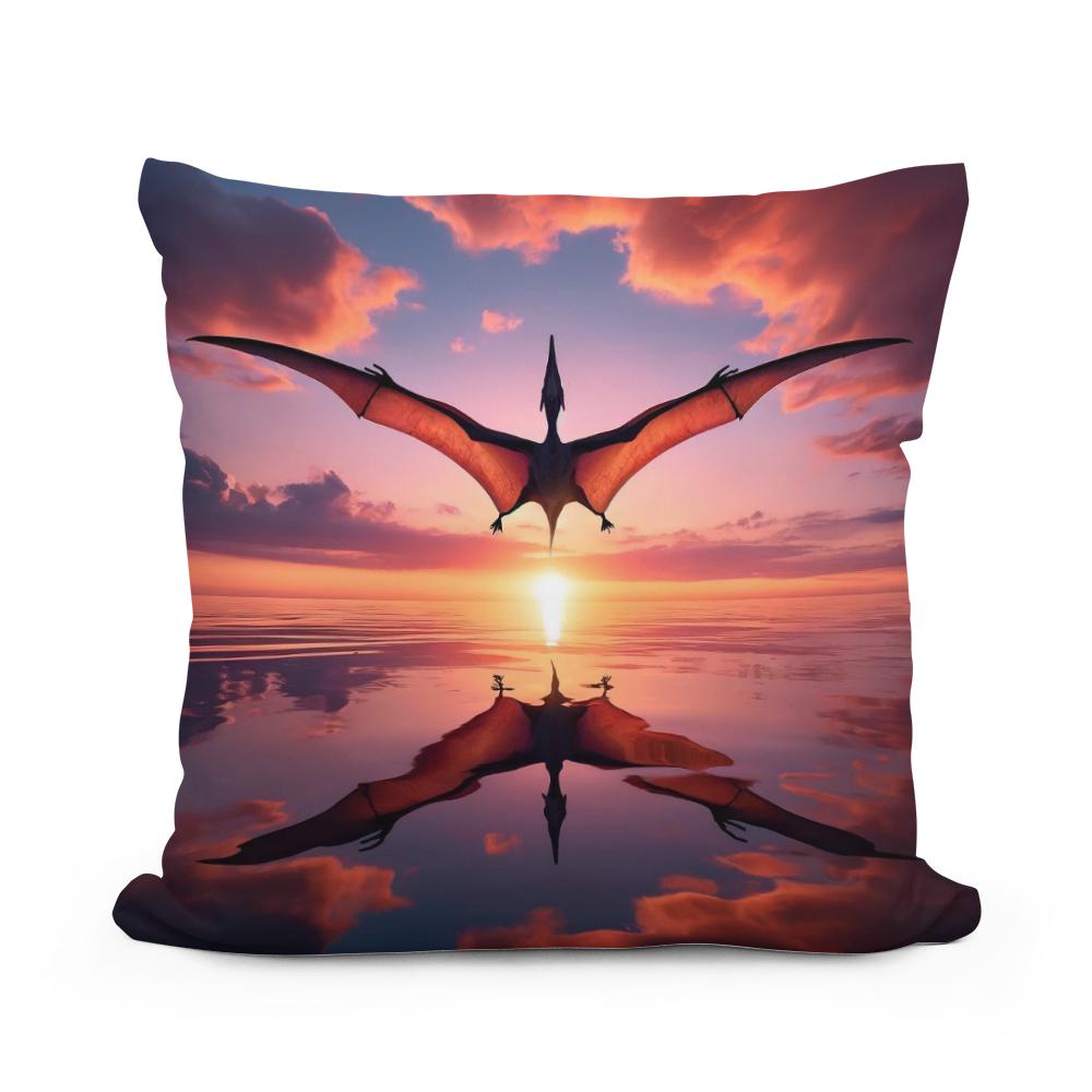 Dawn Flight Pteranodon Cotton Cushion