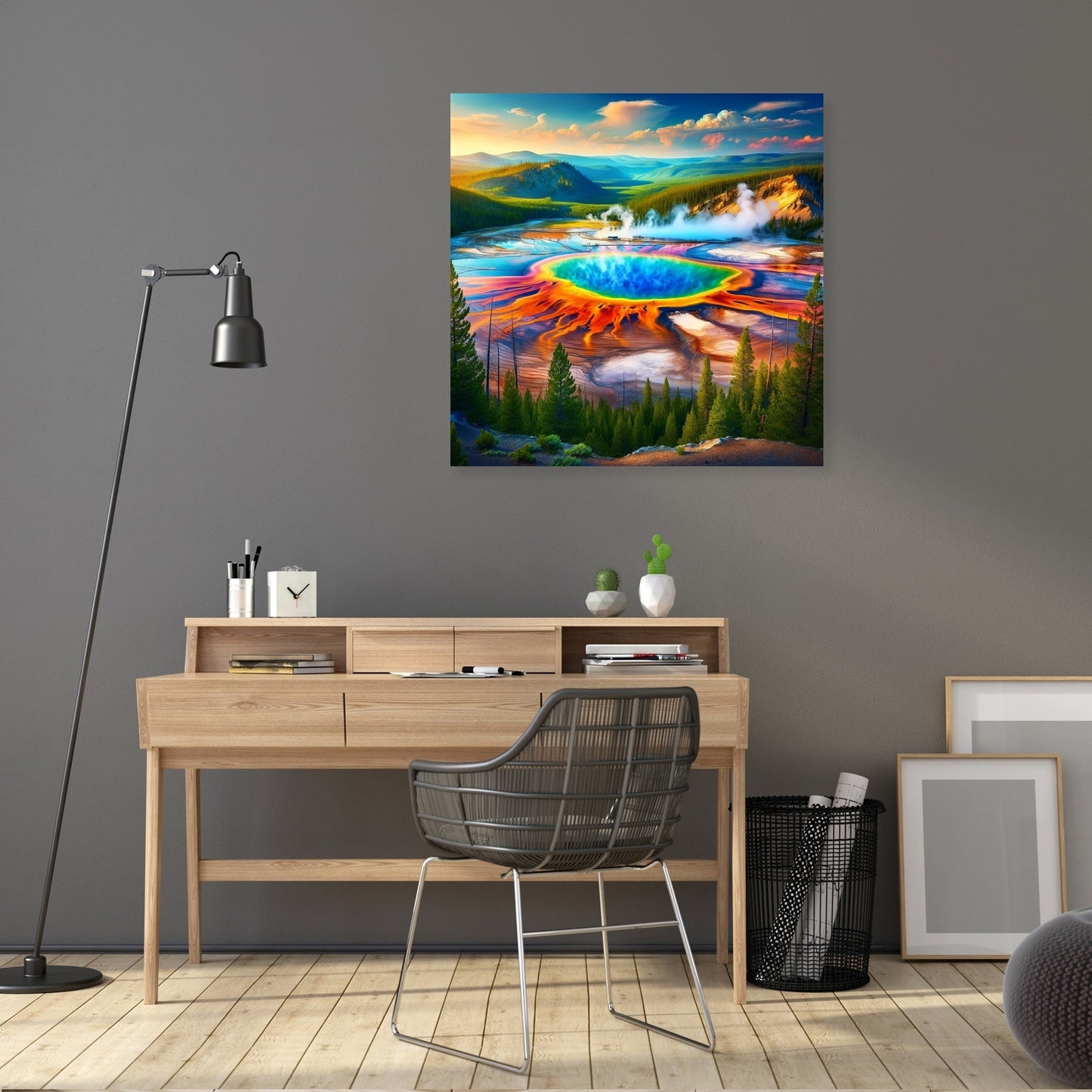 Grand Prismatic Vista Canvas