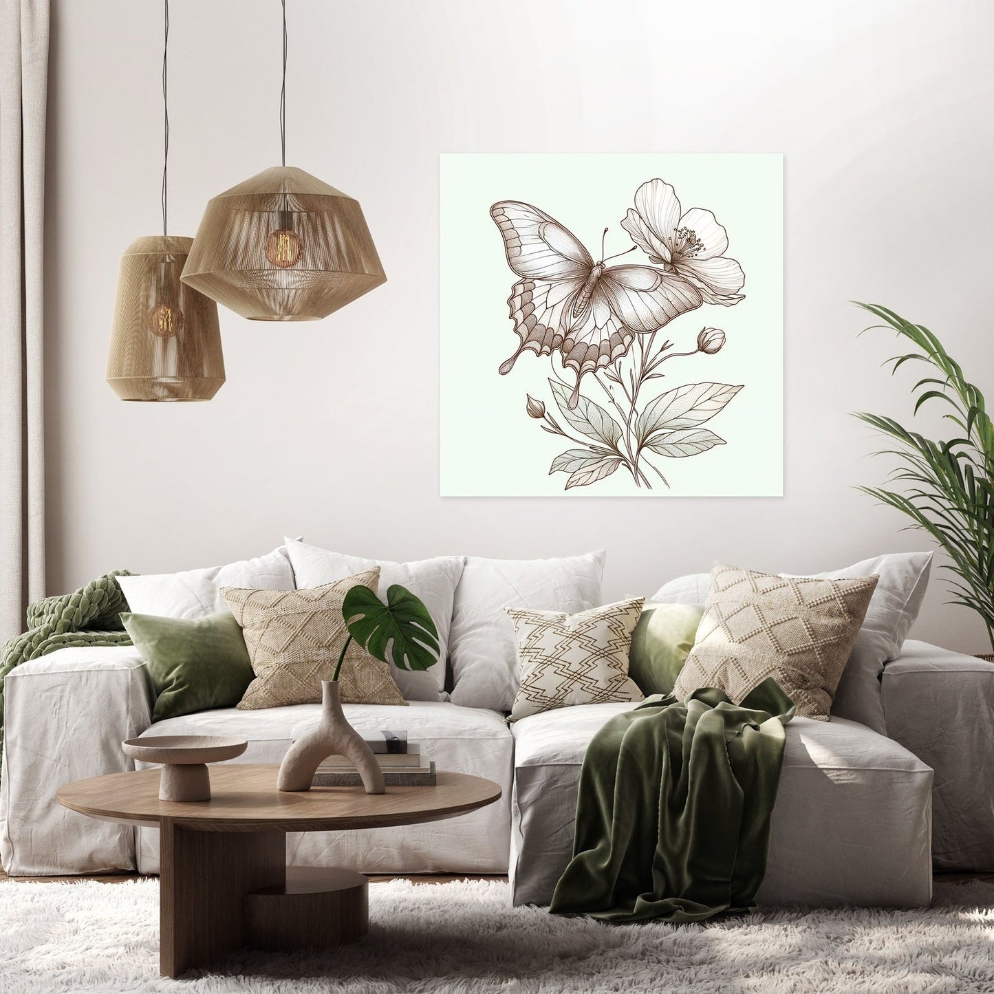 Butterfly Elegance Canvas