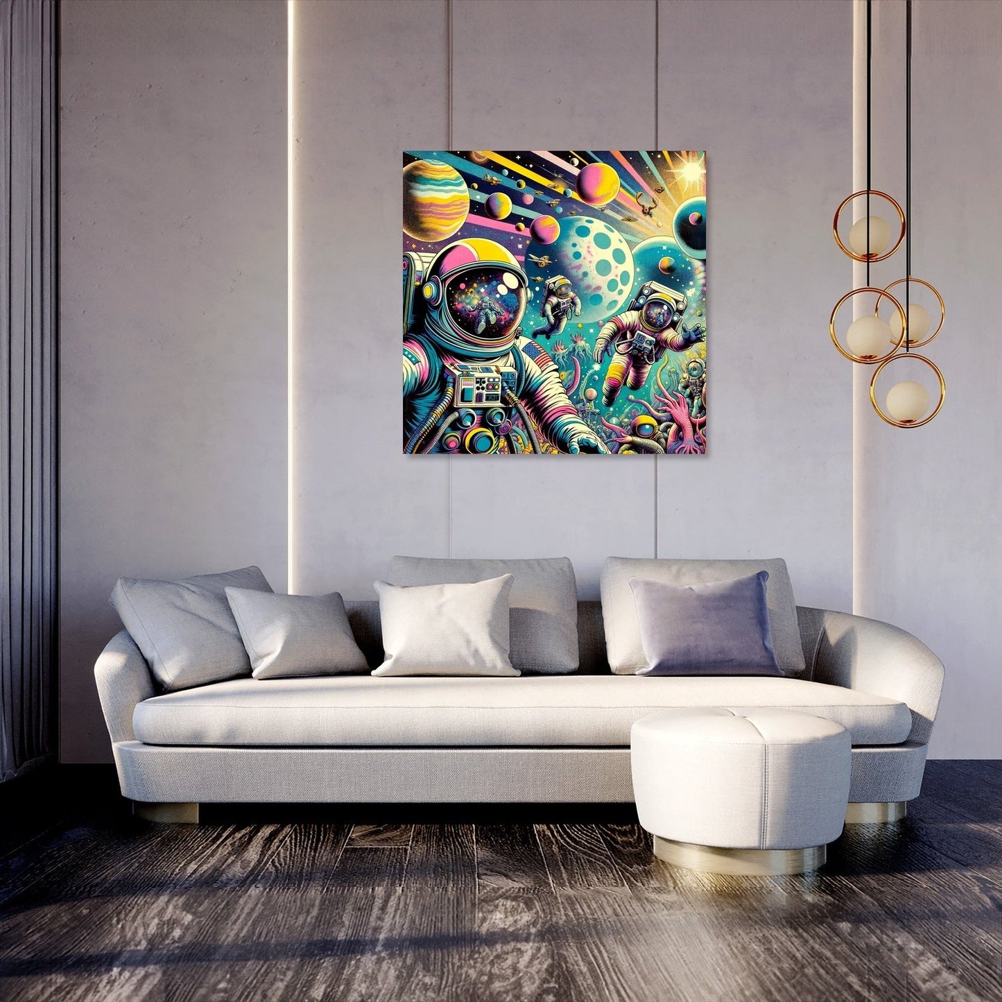 Cosmic Pop Odyssey Canvas