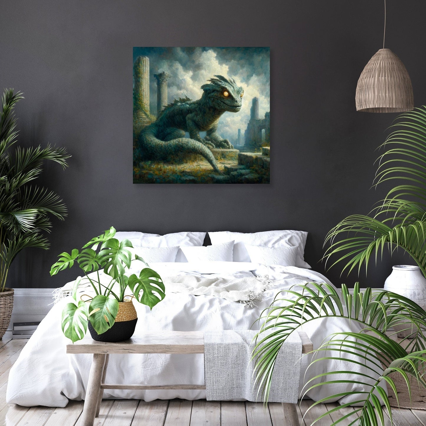 Forgotten Basilisk Ruins Canvas
