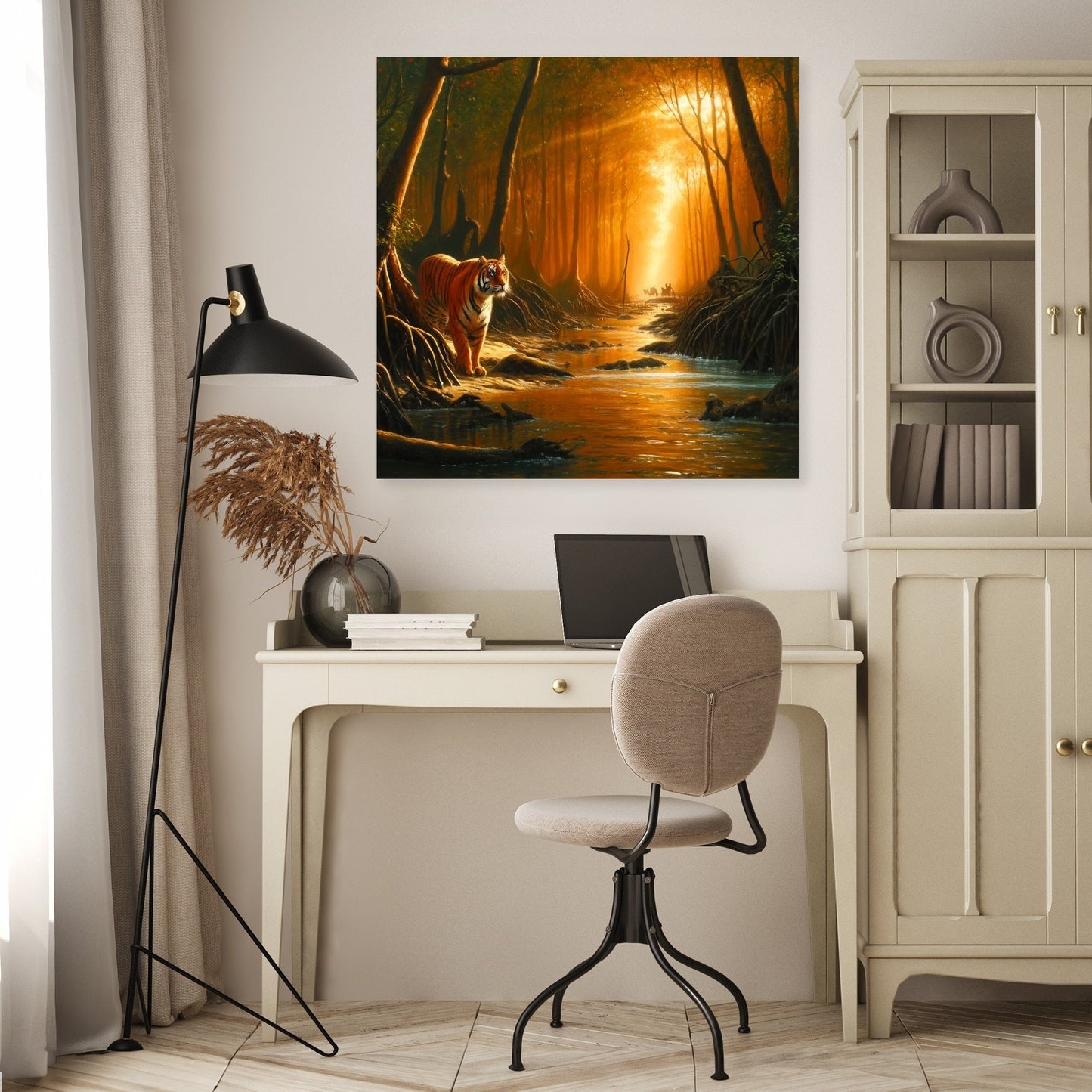 Sundarbans Tiger Majesty Canvas