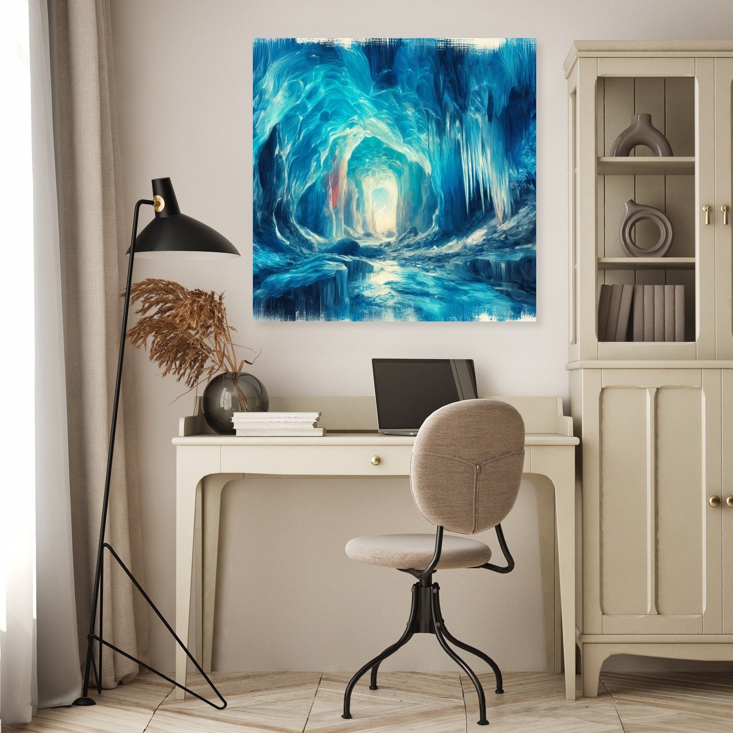 Ice Cave Wonders Canvas