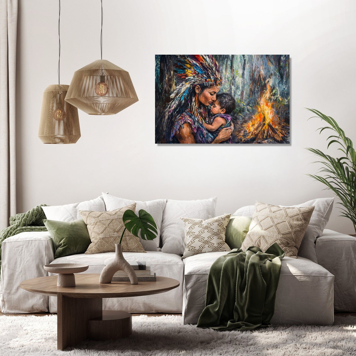 Tribal Motherhood Canvas