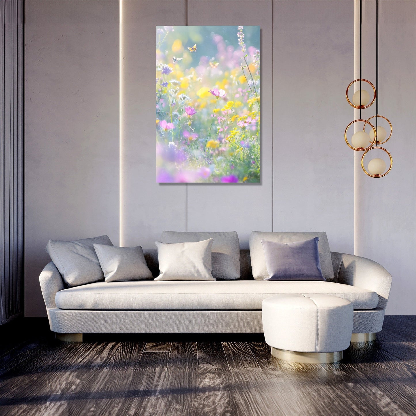 Melancholic Meadow Canvas