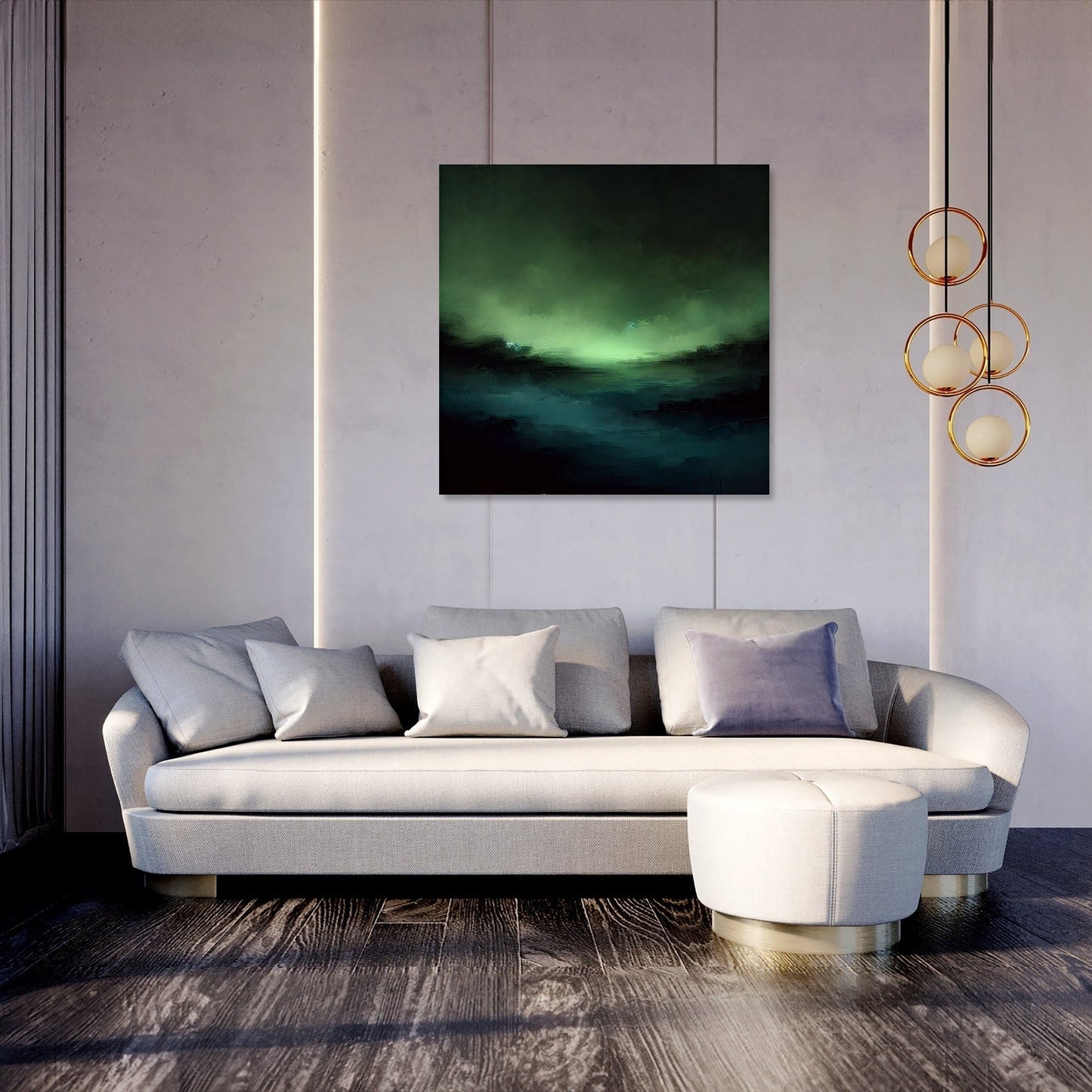 Ominous Horizon Depths Canvas