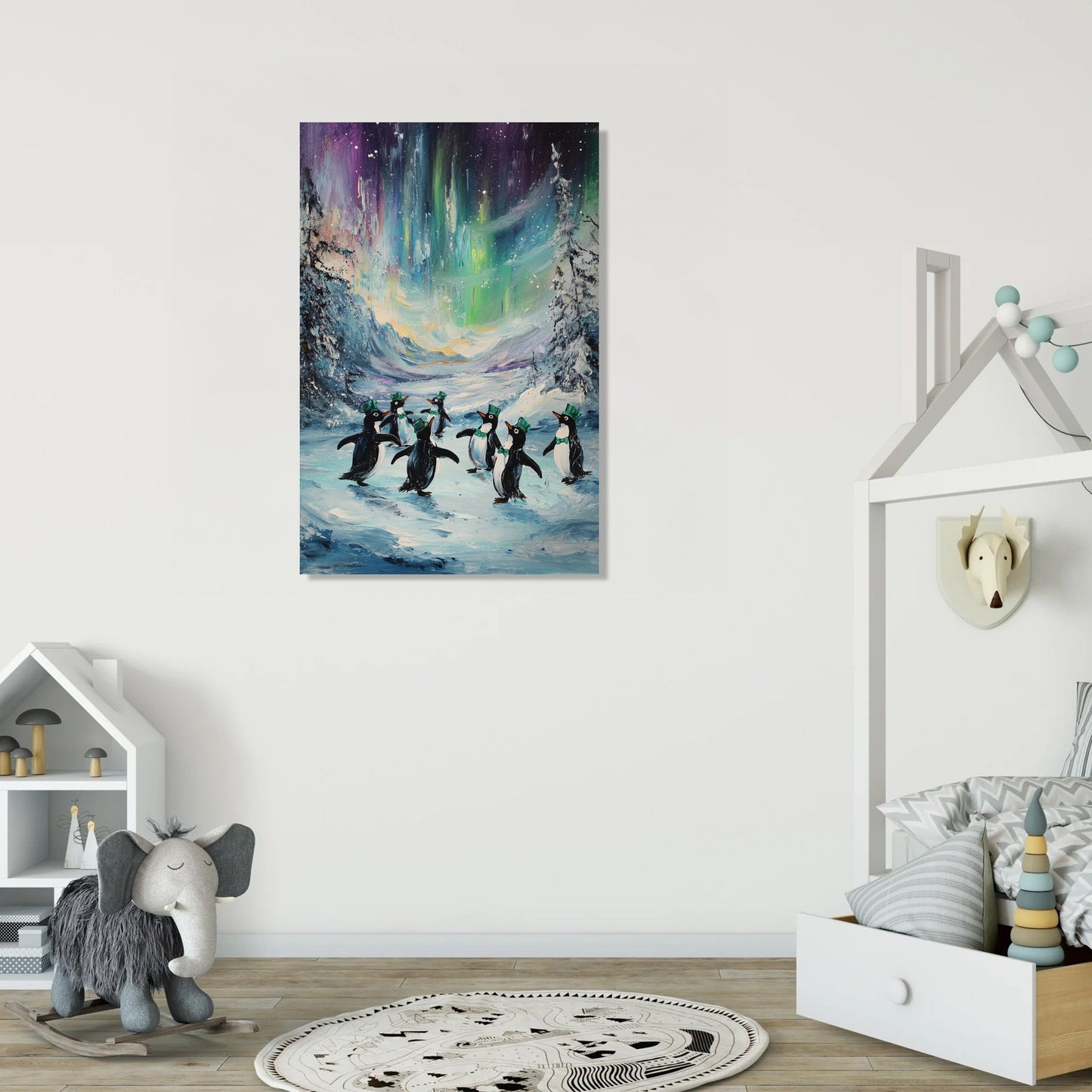 Penguin Dance Canvas