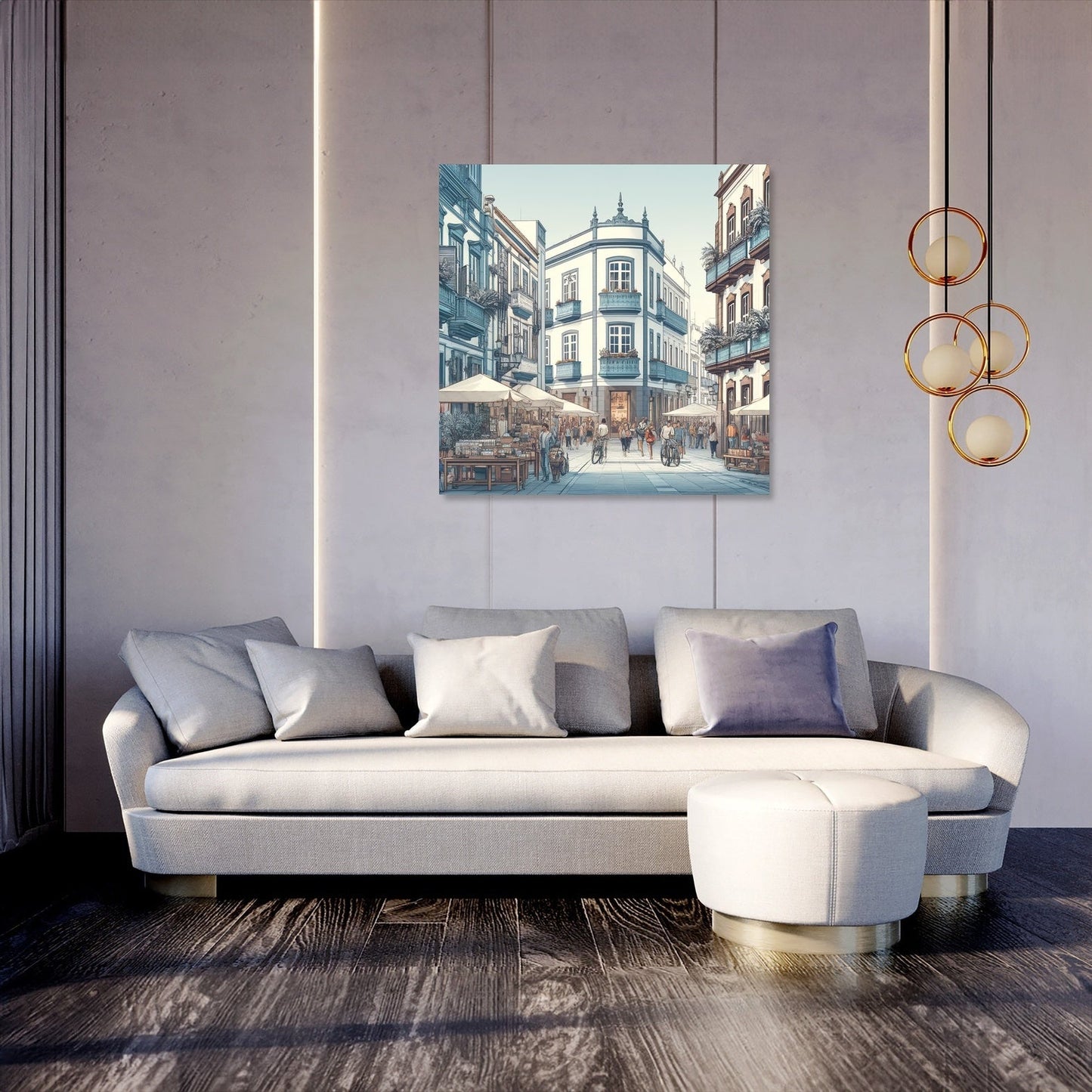Calle Castillo Canvas