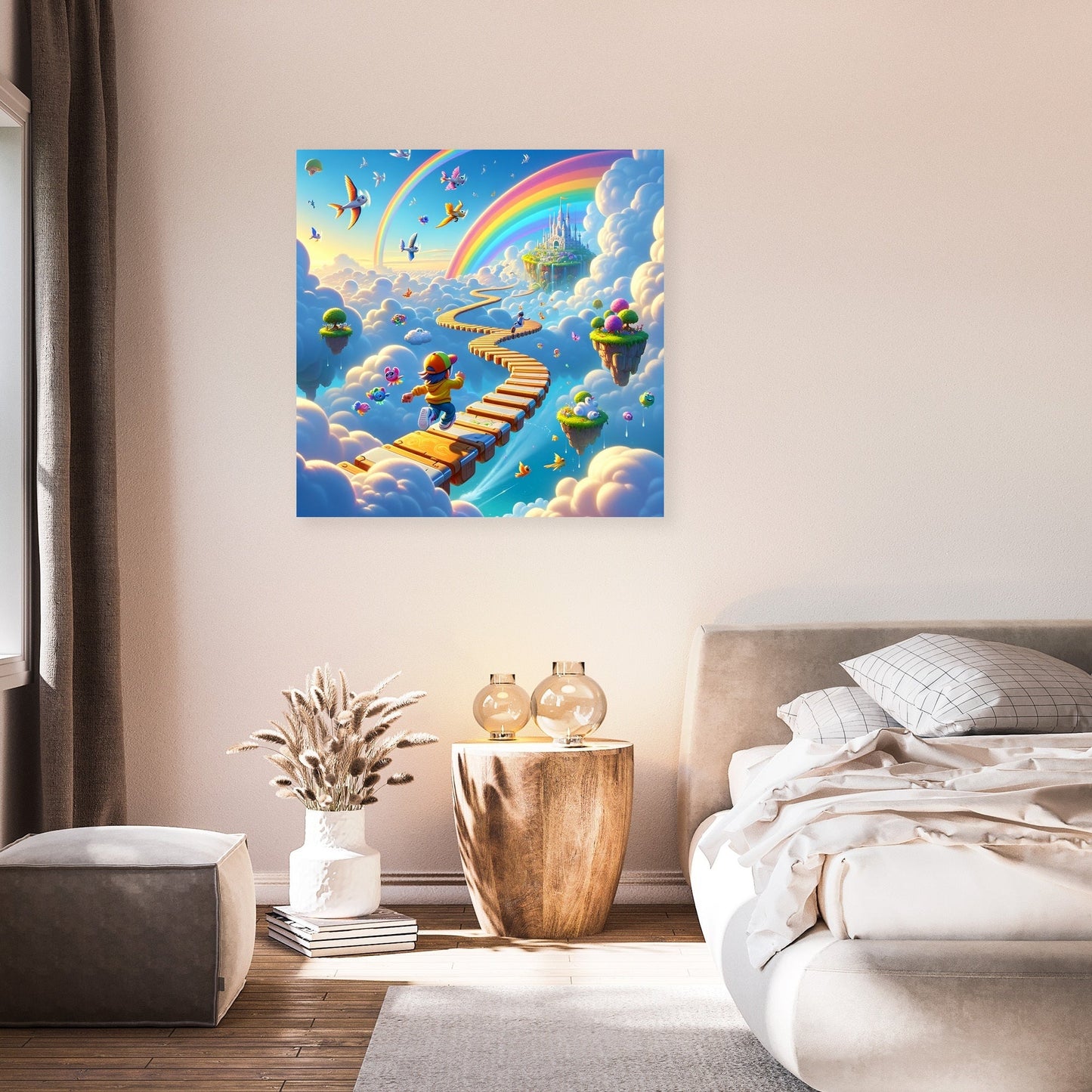 Sky-High Antics Canvas