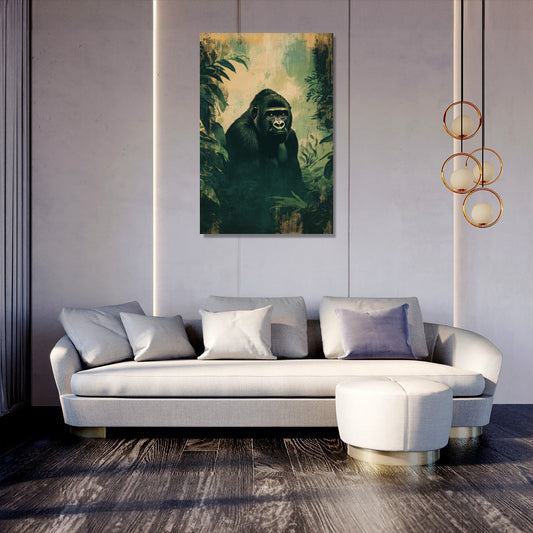 Gorilla Gaze Canvas