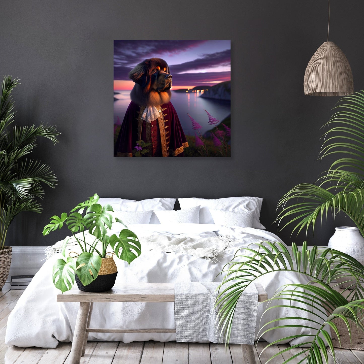 Twilight Majesty Newfoundland Canvas