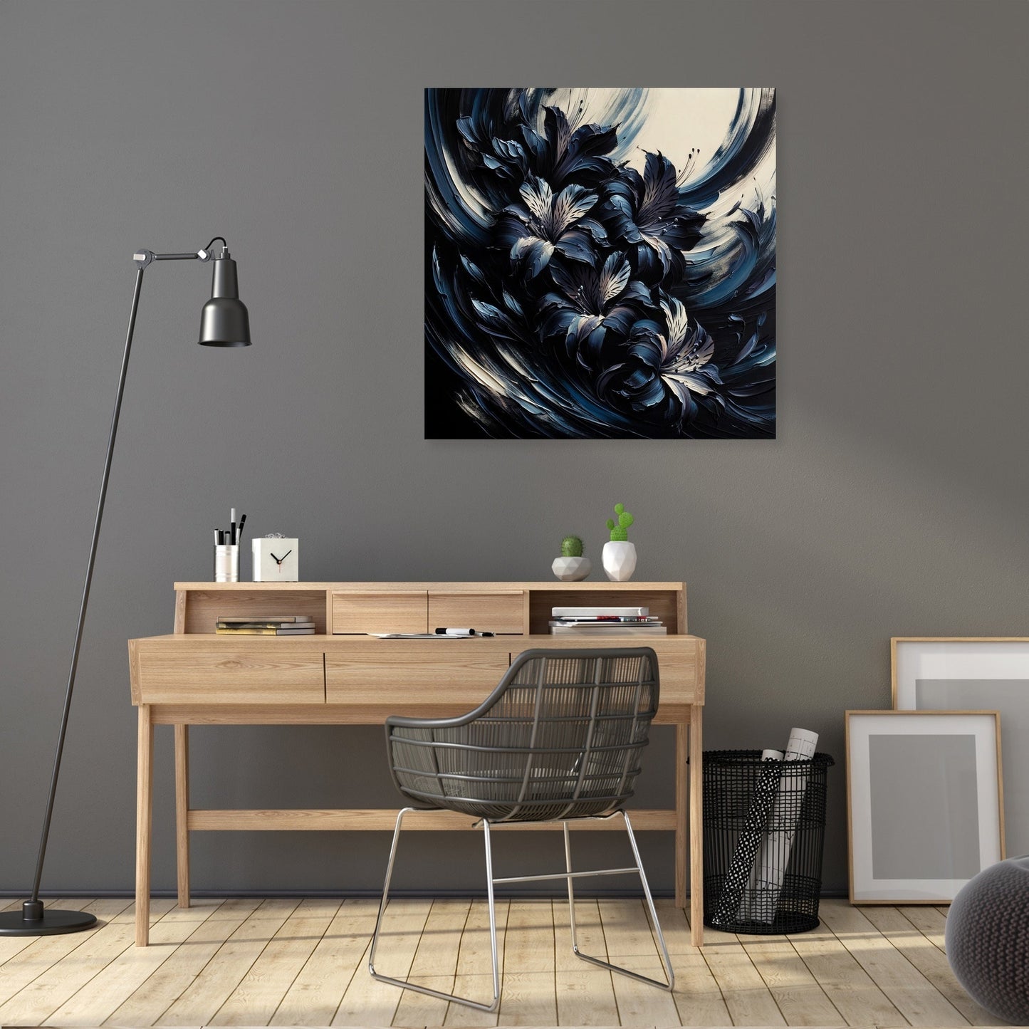 Alstroemeria Abyss Canvas