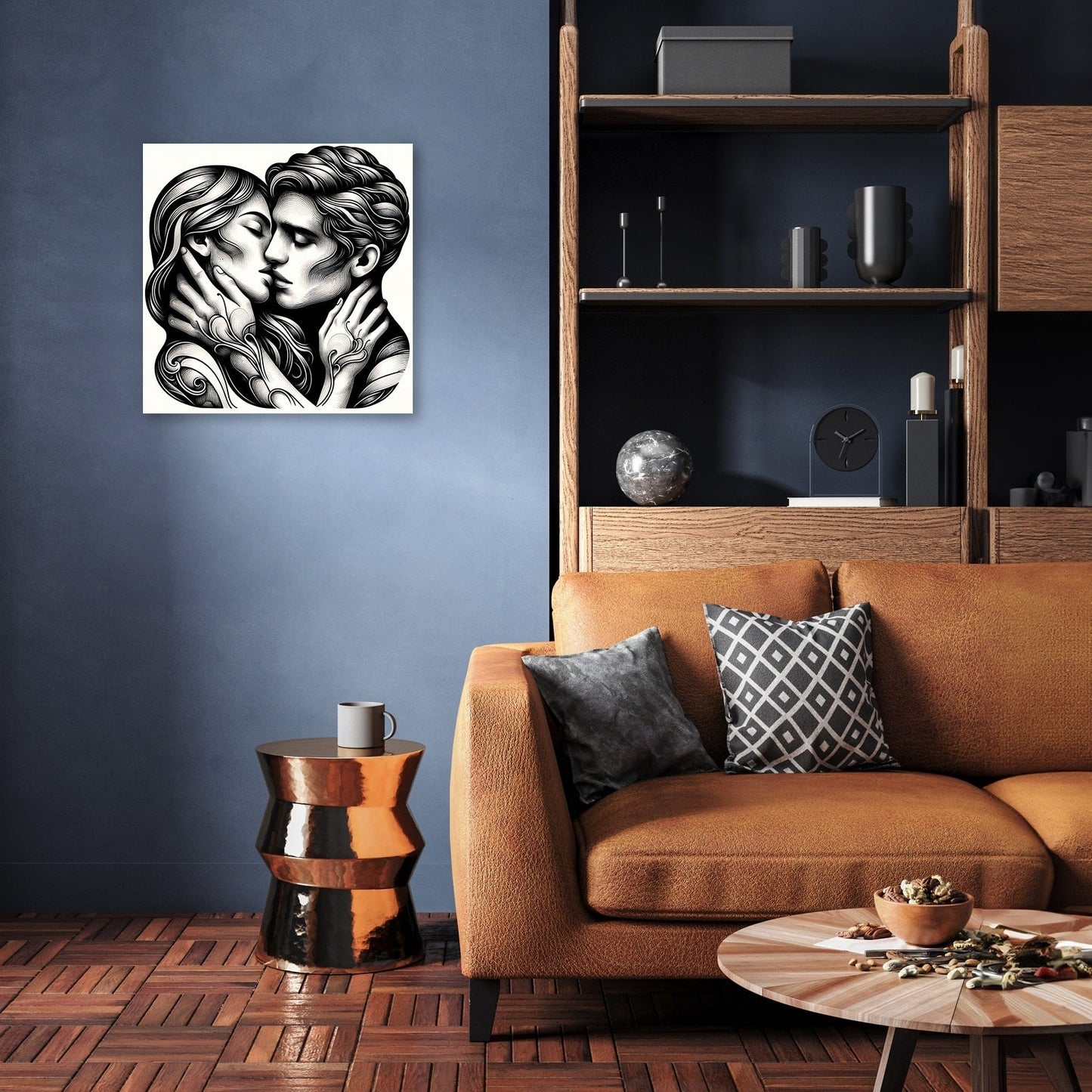 Golden Kiss Canvas