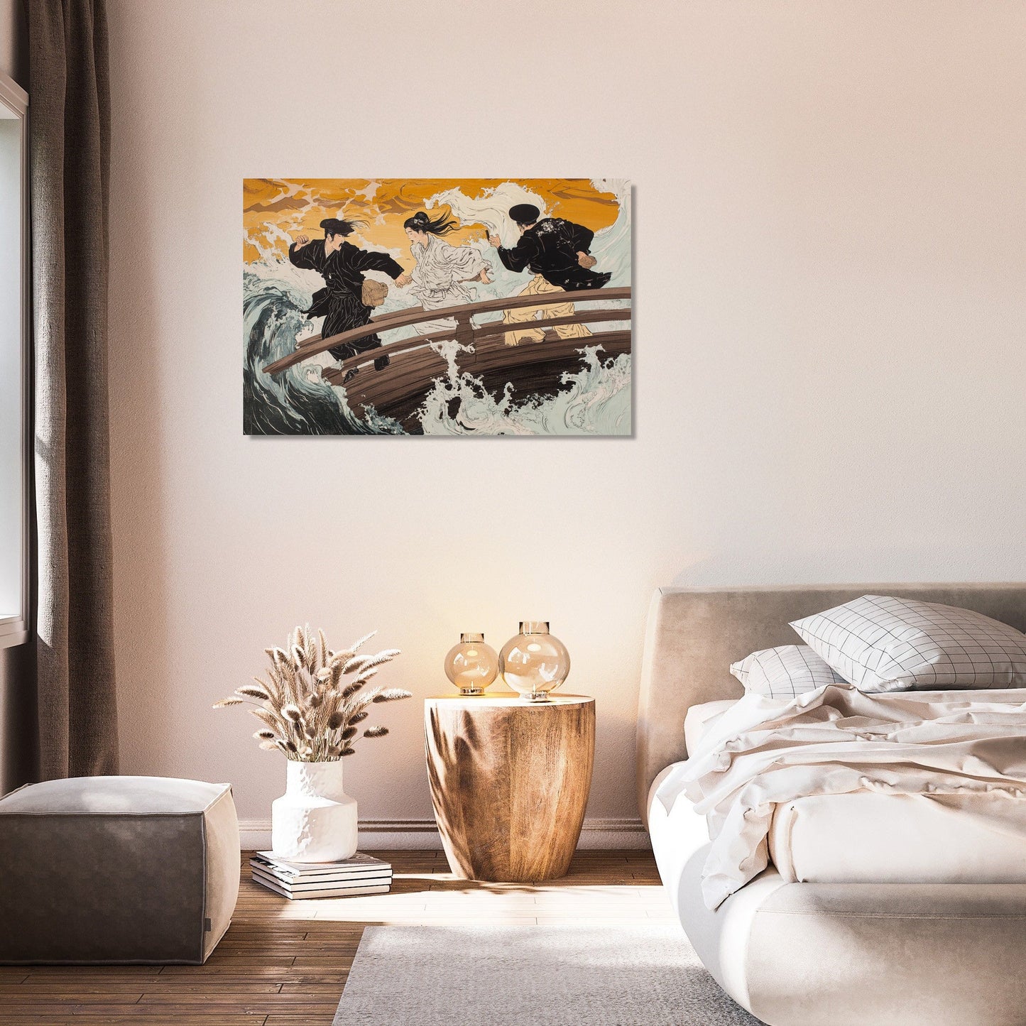 Gale-Struck Travellers Canvas