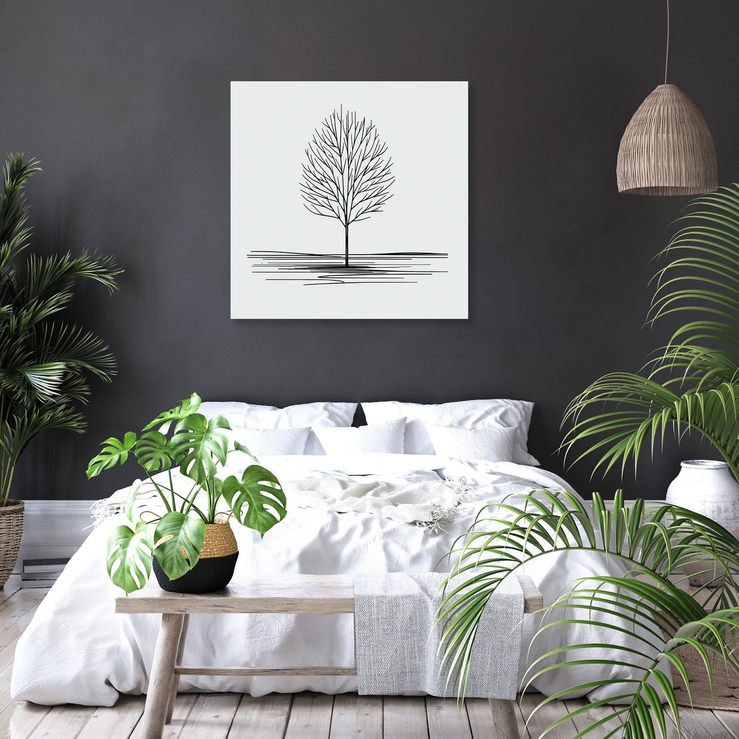 Solitary Tree Canvas