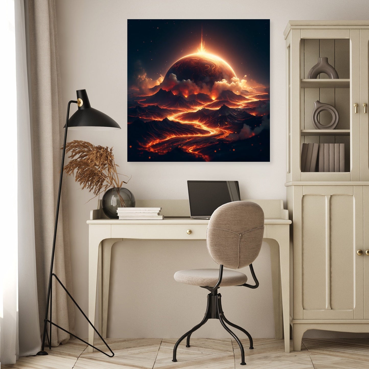 Lava Planet Canvas