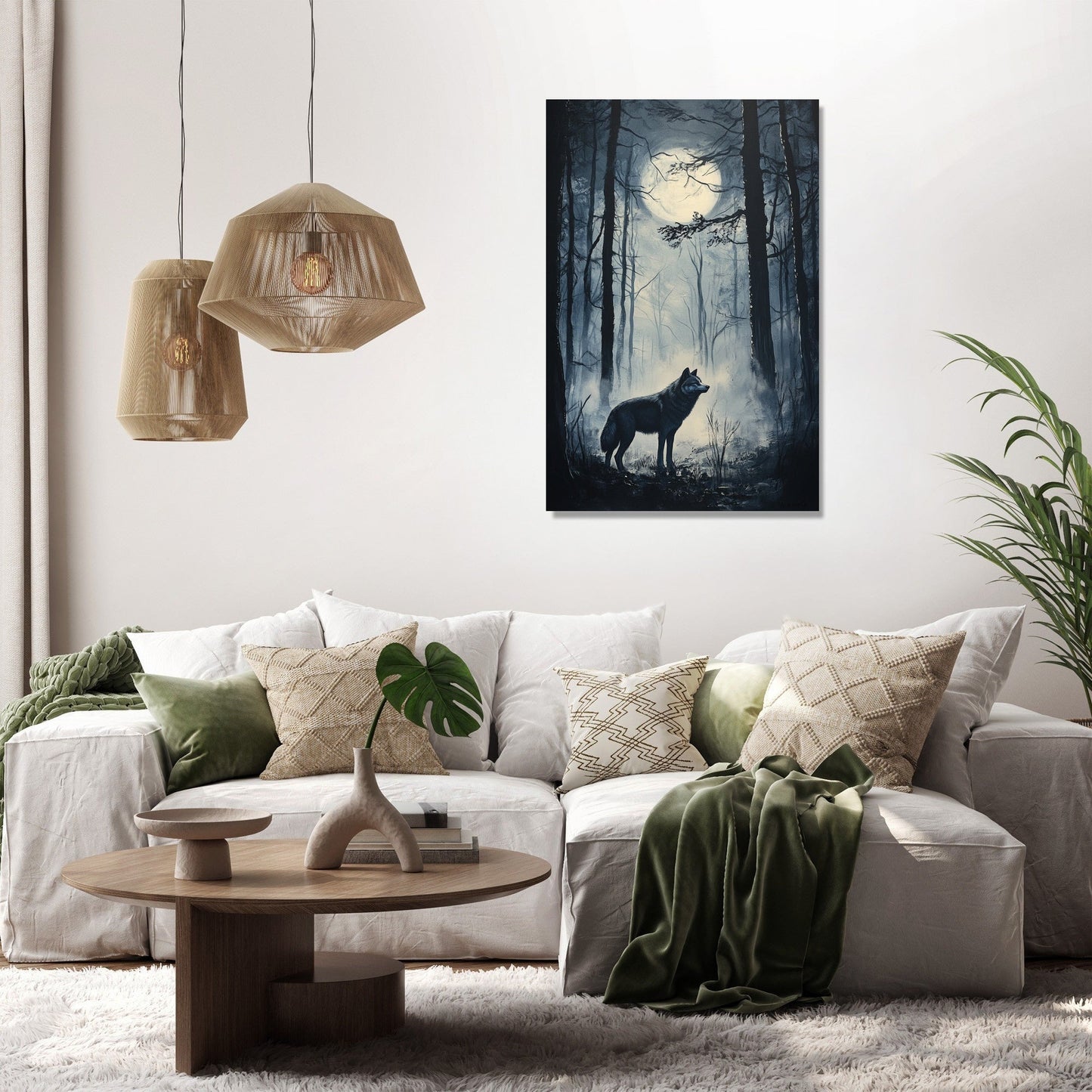 Lunar Serenade Canvas