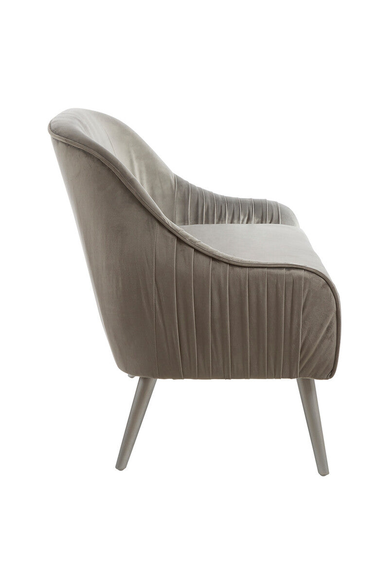 Grey Velvet Sofa | Louxor