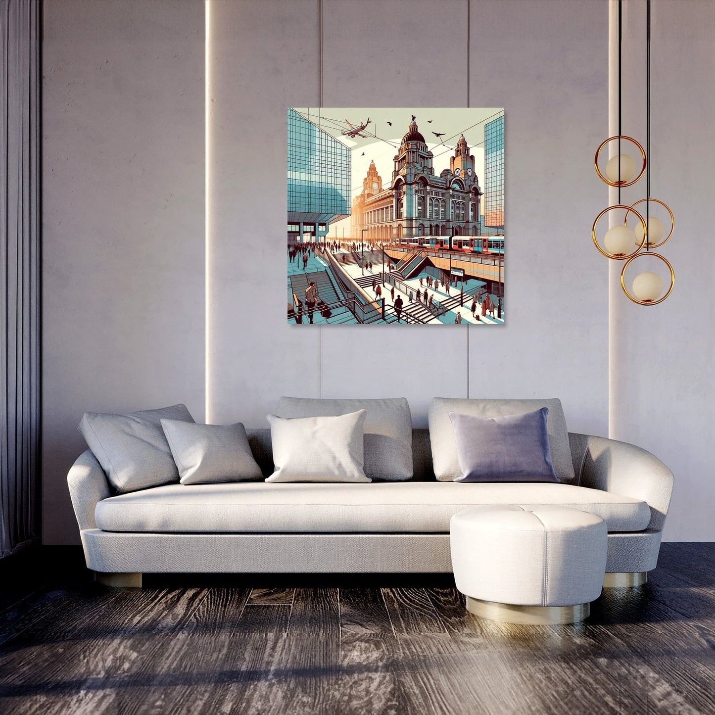 Liverpool Lime Street Nexus Canvas