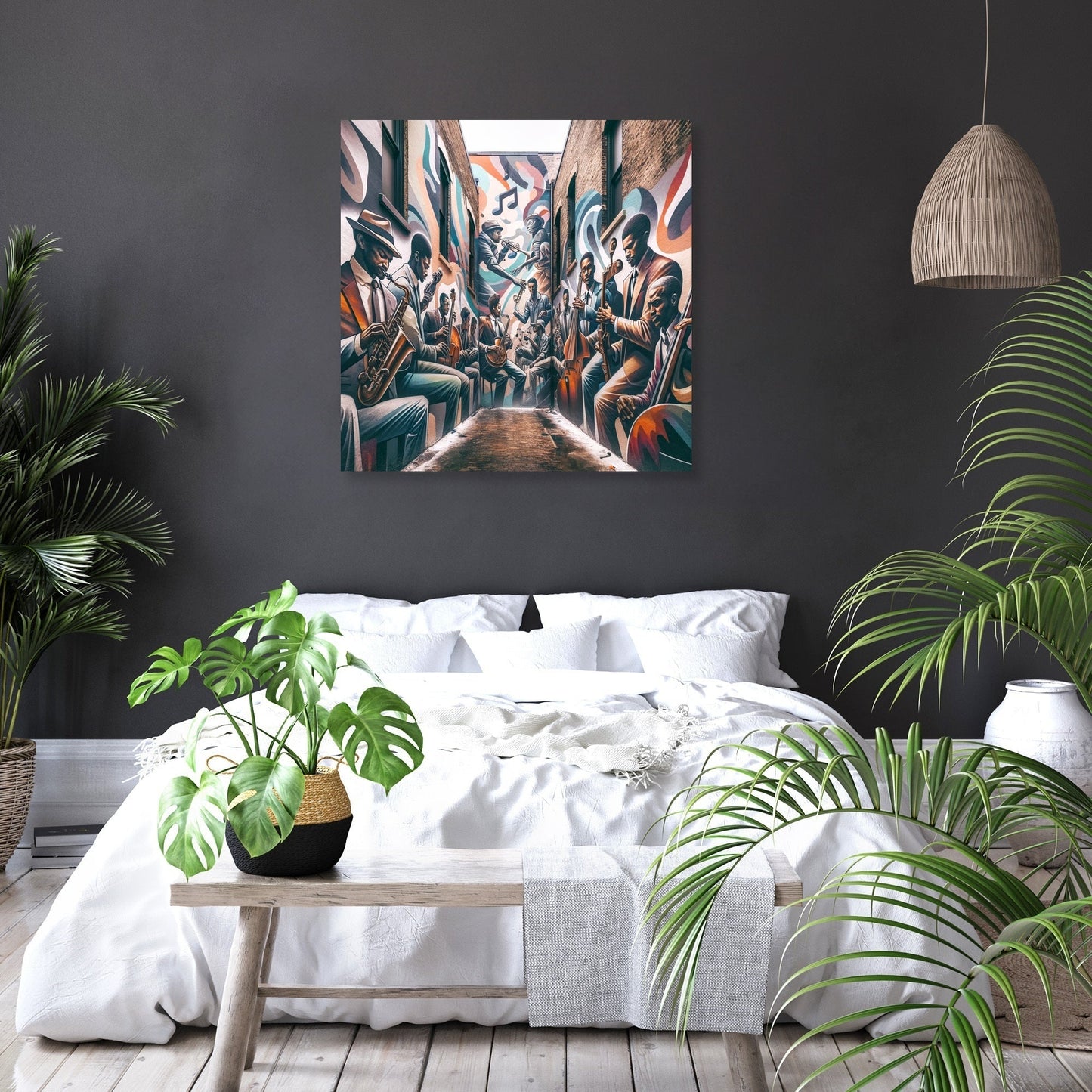 Melodic Alley Canvas