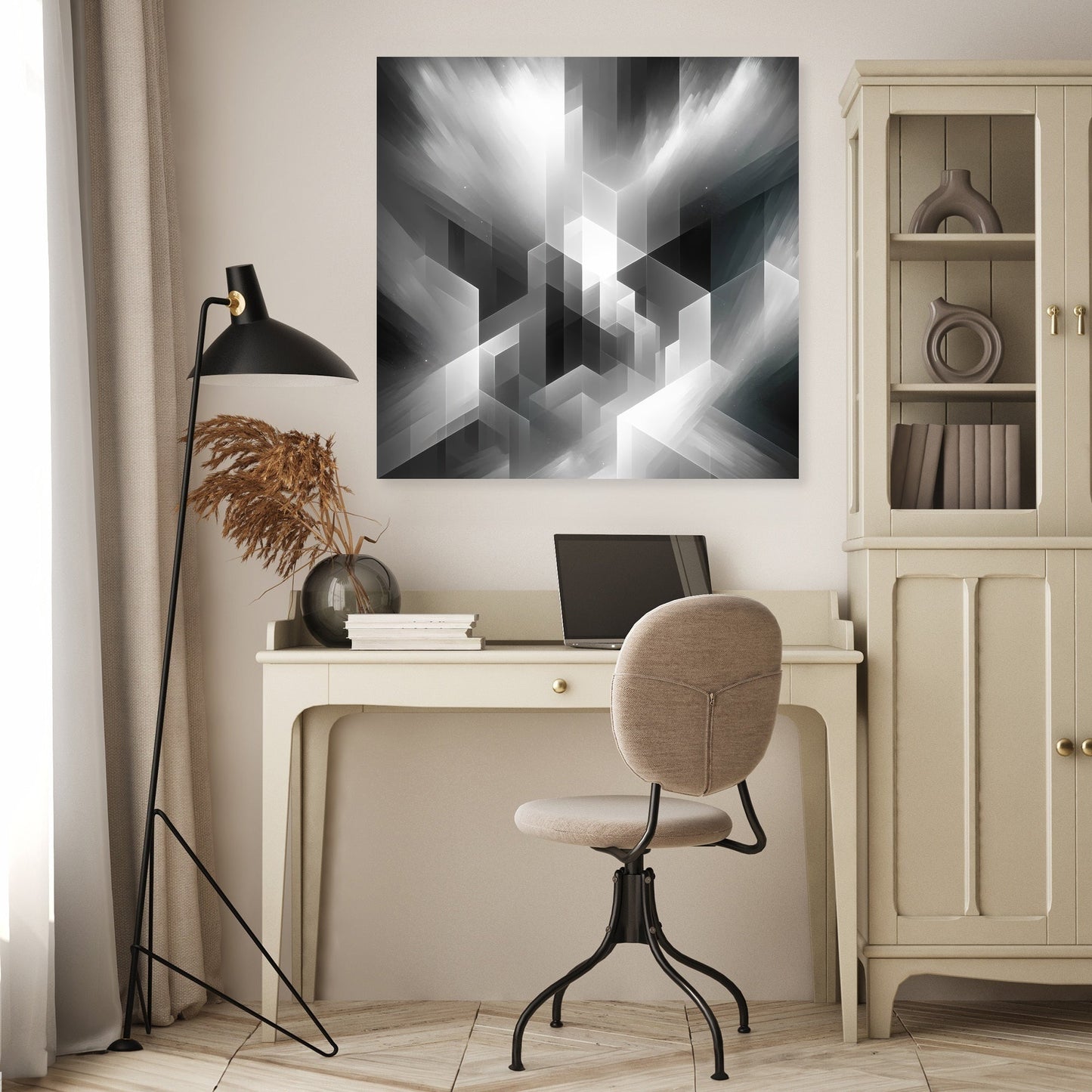 Monochrome Mystique Canvas