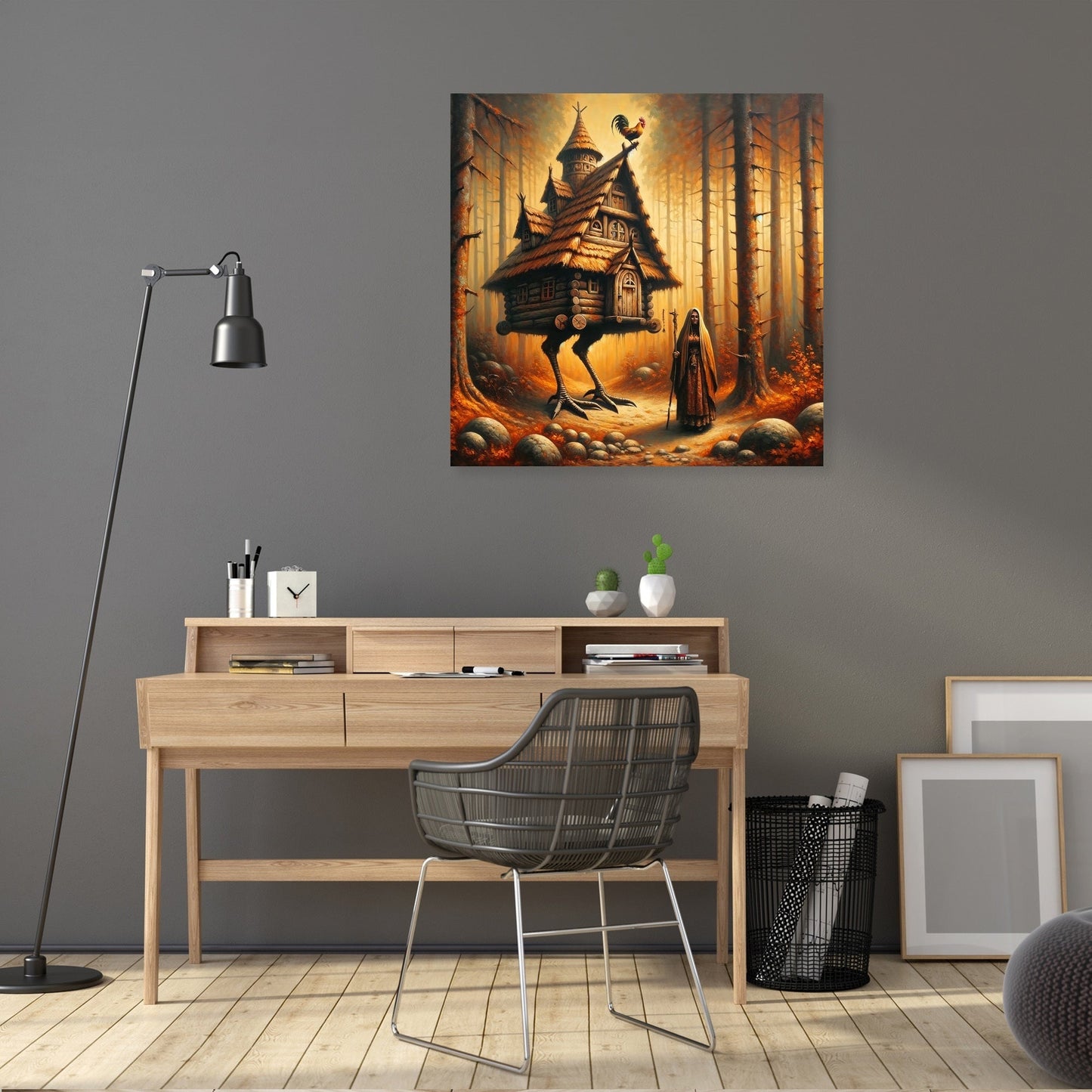 Forest Enchantment Baba Yaga Canvas