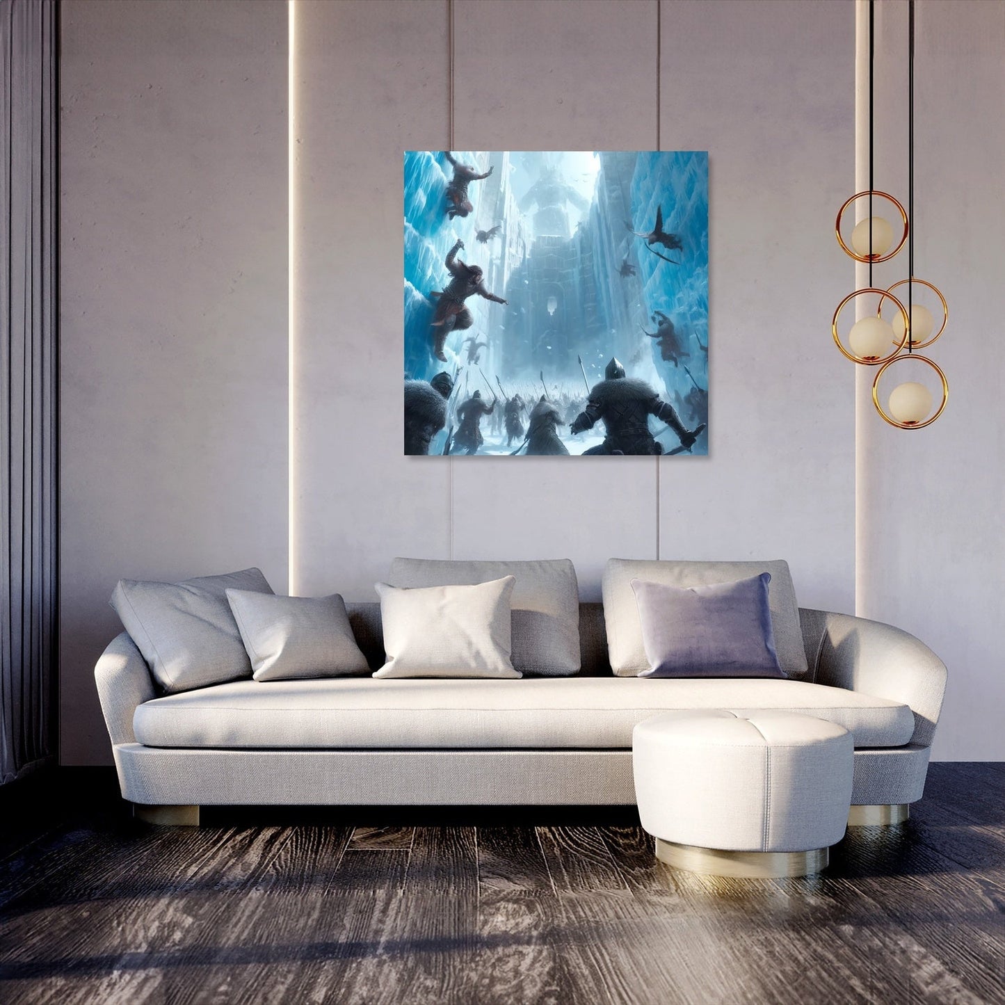 Siege of the Ice Fortress Canvas
