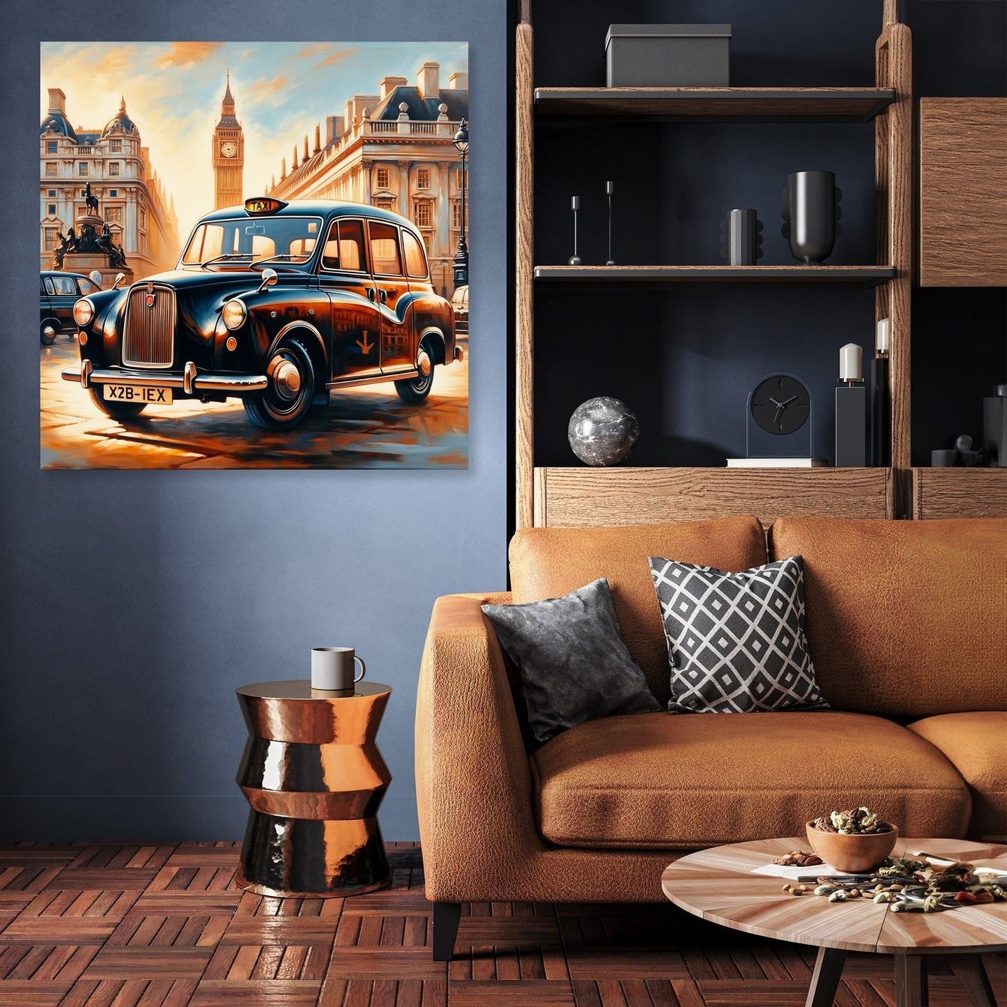 Timeless Journey London Taxi Canvas