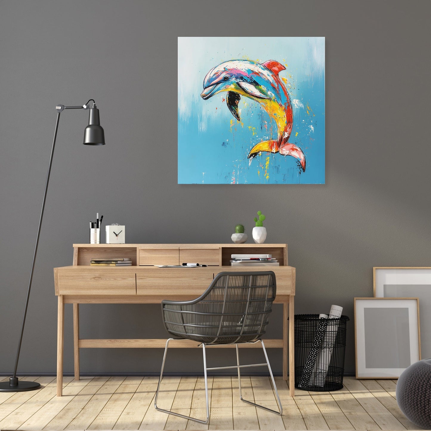 Dolphin's Dance Canvas