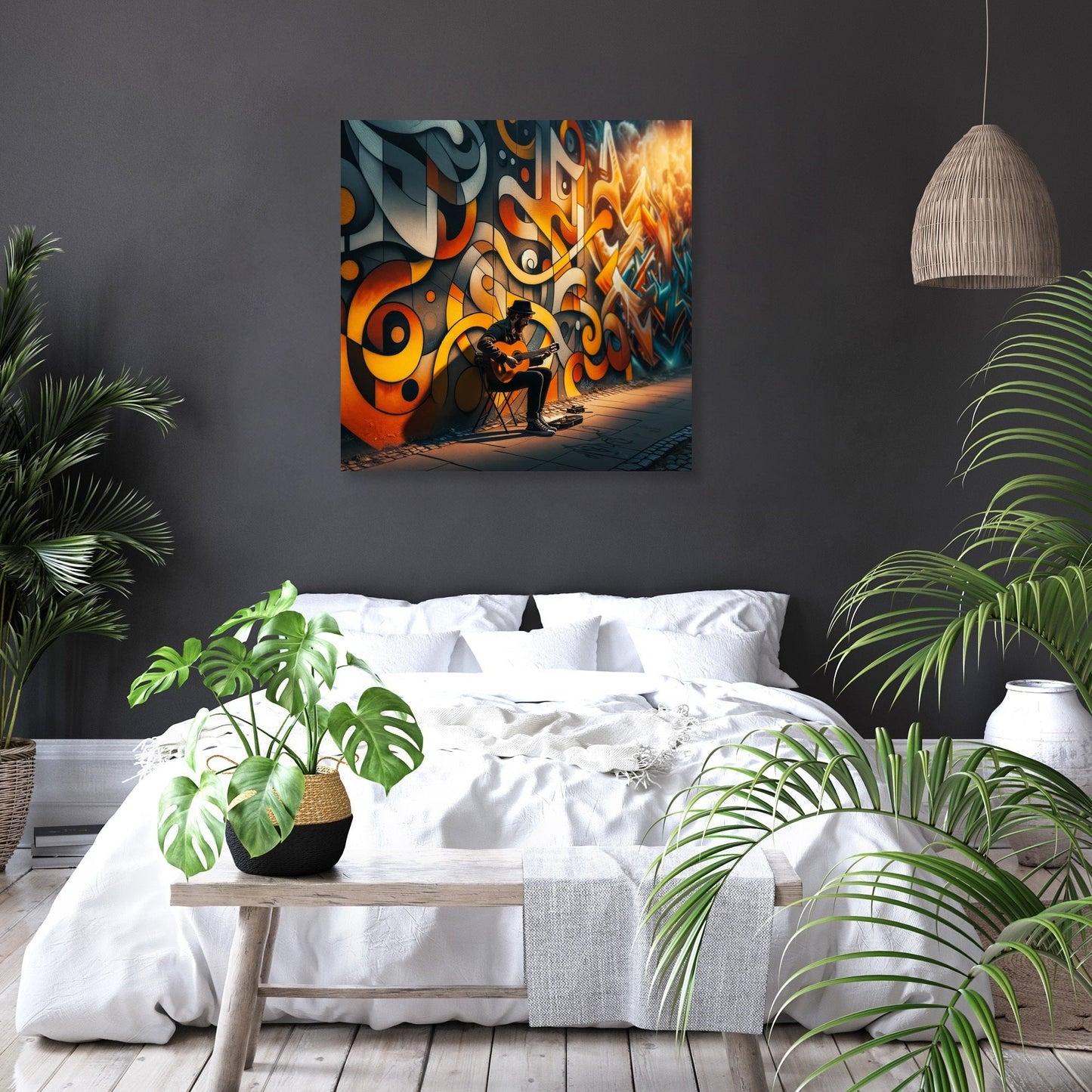Melody of the Streets Canvas