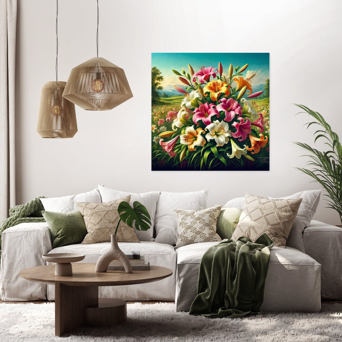 Eternal Lilies Canvas